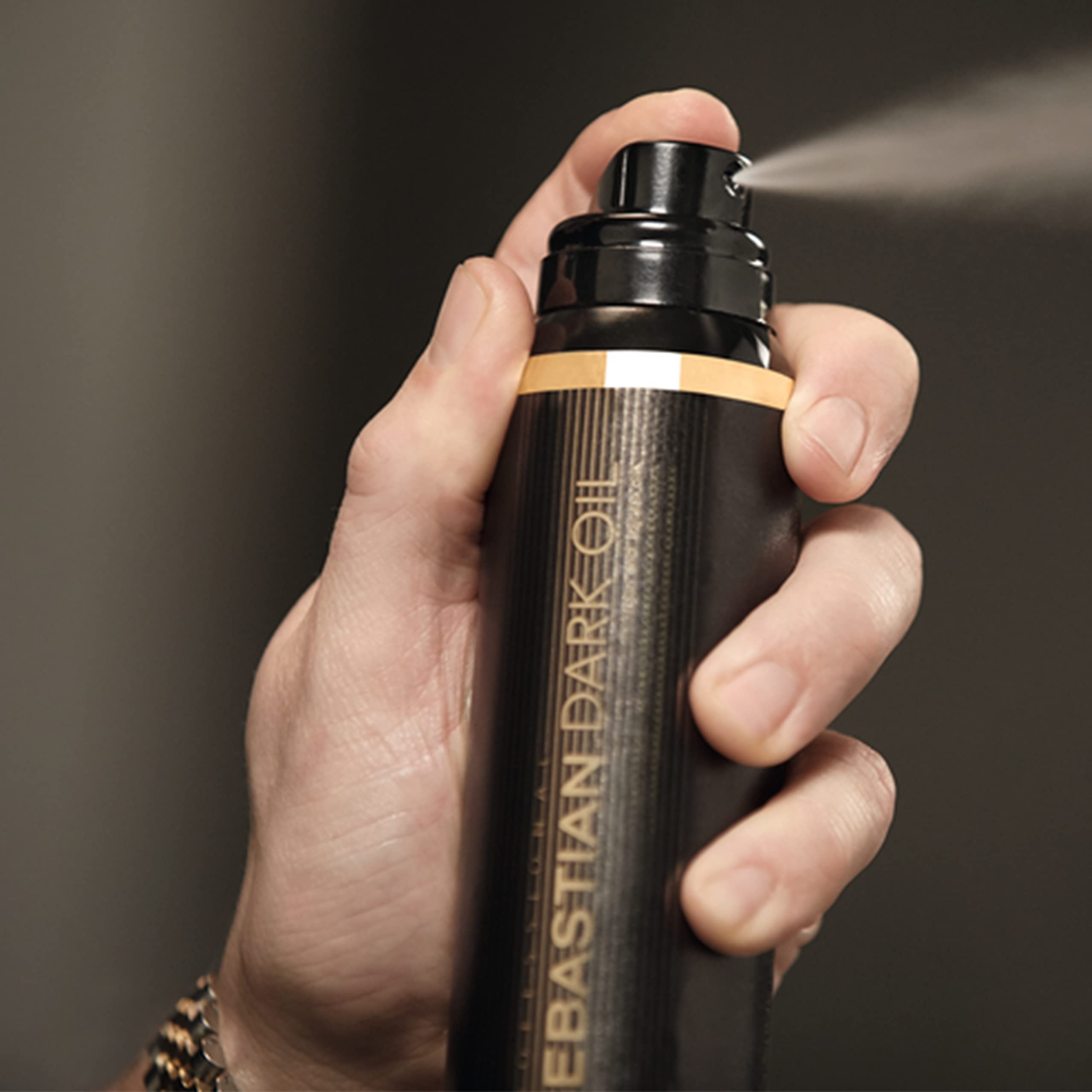 Sebastian Dark Oil Silkening Fragrant Mist with Jojoba & Argan Oil - 4.5 fl oz Hair Shine Spray for Smooth, Glossy & Frizz-Free Hair - Perfect for Daily Styling, Heat Protection & Salon-Quality Finish