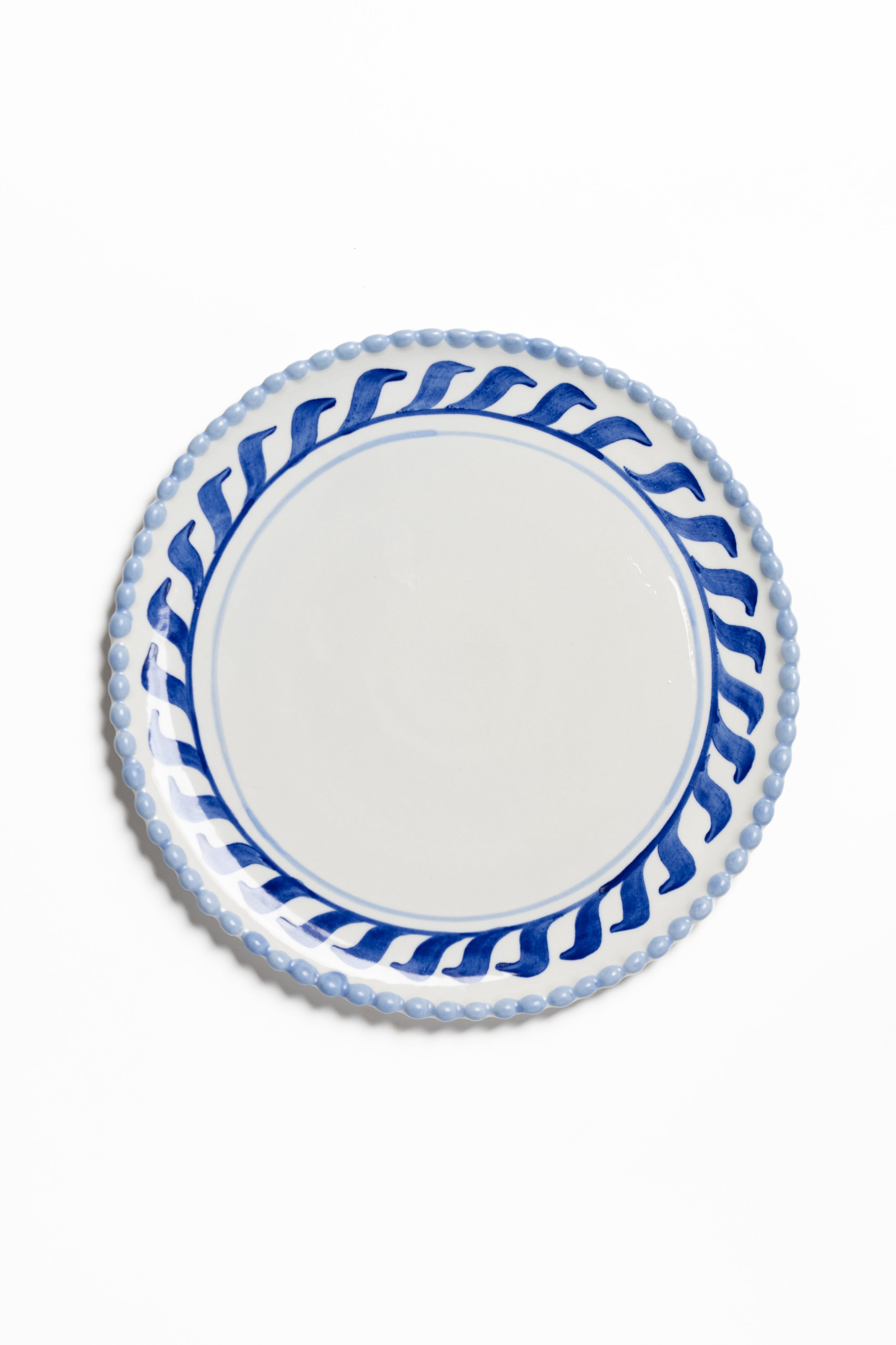 Premium Porcelain Dinner Plates Set of 4 - Elegant 10.5