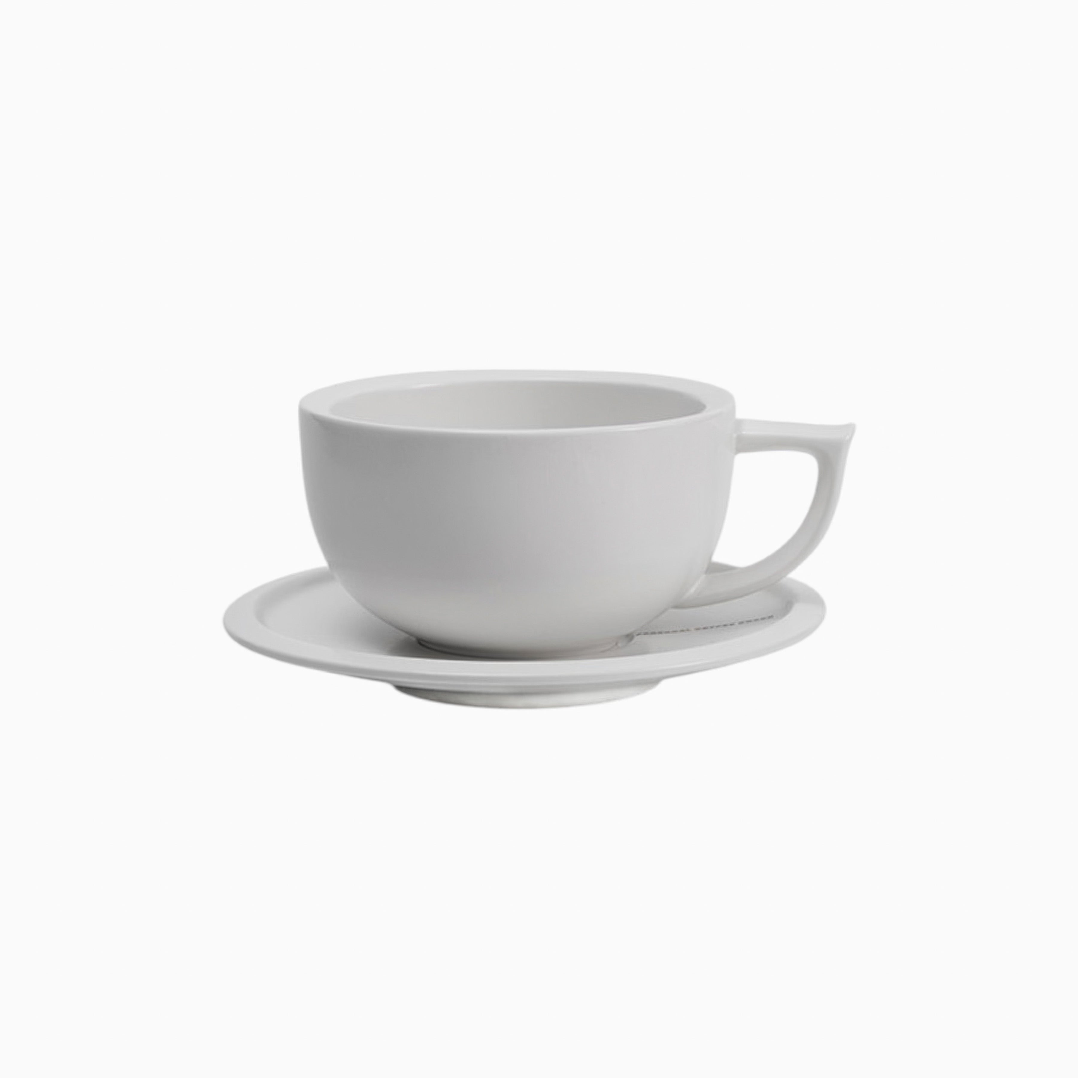 Premium Embossed Ceramic Latte Cup 280ml - Handcrafted Coffee Mug with Elegant Design - Perfect for Home, Café & Gifts - MUVNA