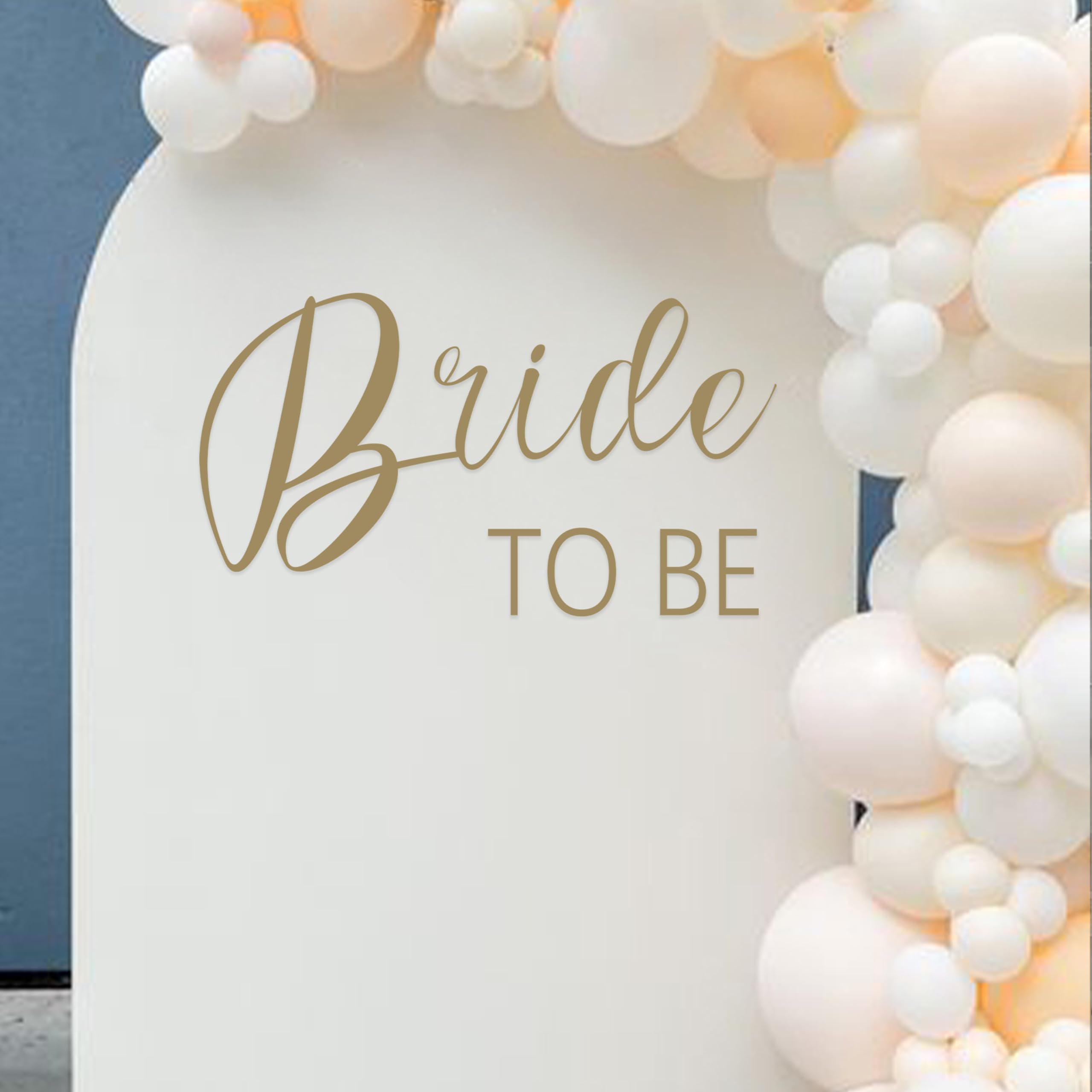 Bride to Be Bridal Shower Decal - Wedding Party Decorations for Signs, Backdrops & Wall Decor | Perfect for Bridal Showers, Bachelorette Parties & Wedding Receptions