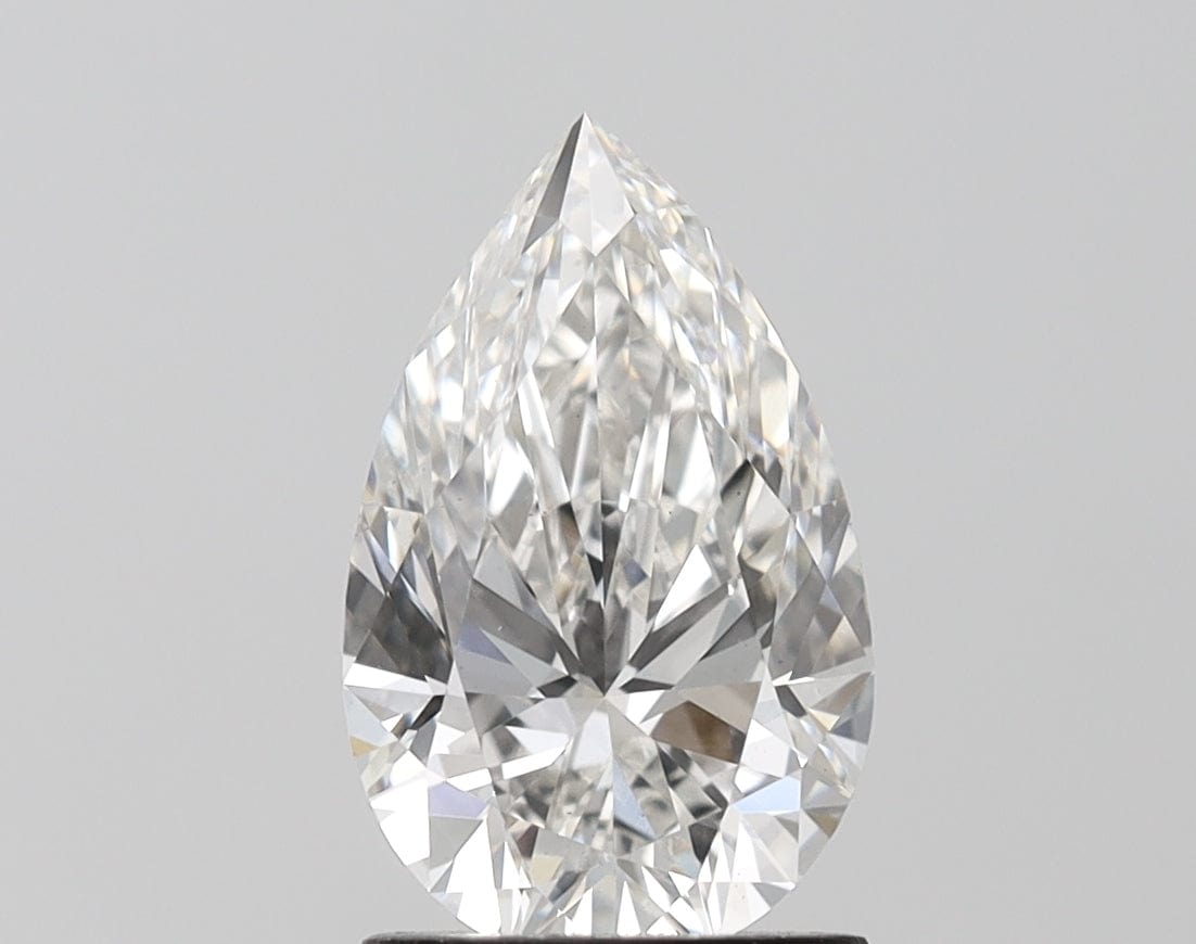 2 Carat F VS1 Pear Cut Lab Grown Diamond - Premium Quality Loose Diamond for Engagement Rings & Fine Jewelry - Perfect for Bridal, Anniversary & Special Occasion Gifts