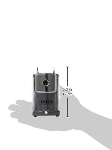 LYRA Metal Pencil Sharpener with Tank - Heavy Duty Electric Sharpener for School, Office & Home Use - Perfect for Students, Teachers & Artists