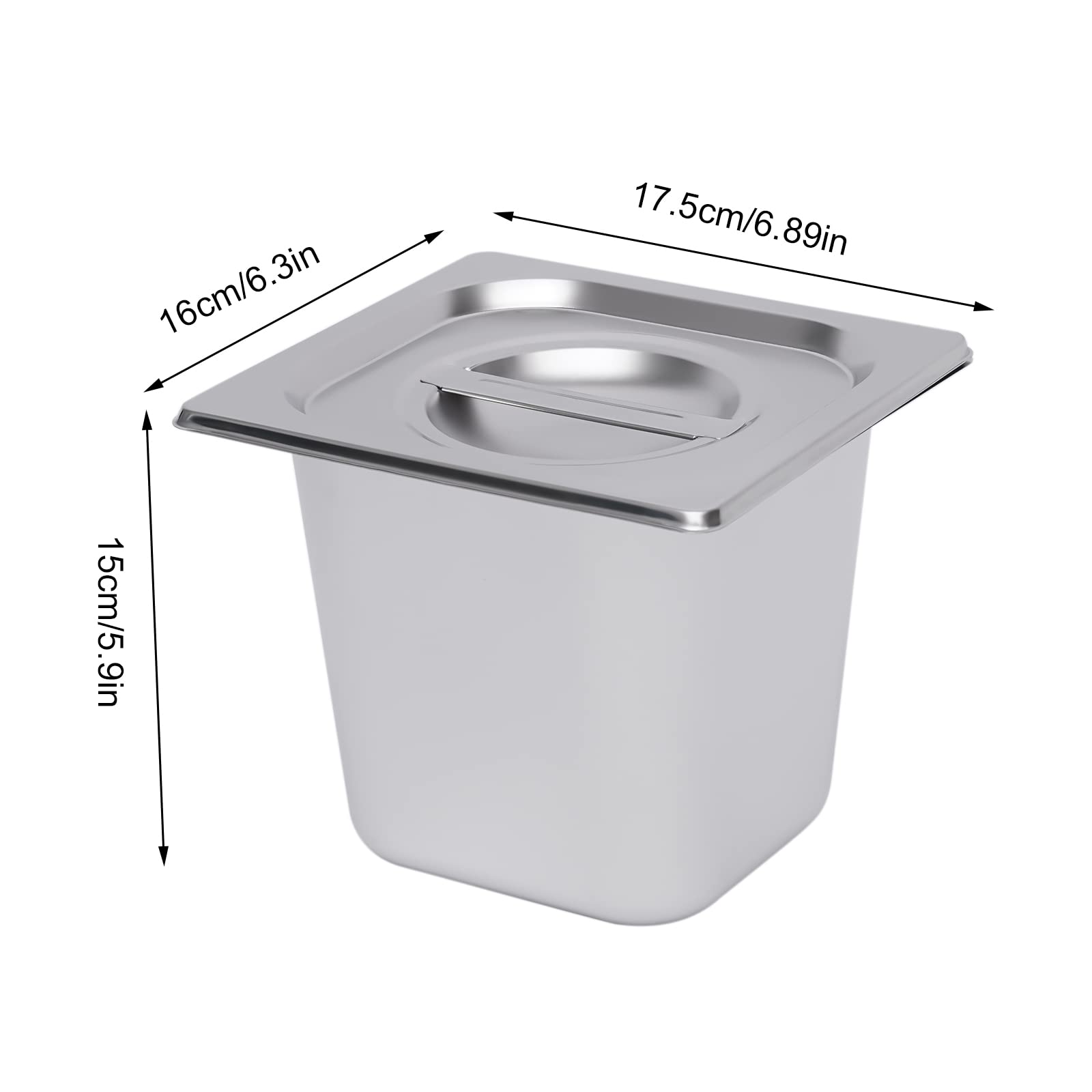 110V 6-Pan Commercial Food Warmer - 600W Electric Buffet Server with Temperature Control, Stainless Steel Countertop Soup & Food Heater for Canteen, Buffet, and Catering Events - Perfect for Restaurants, Cafeterias, and Banquet Serving