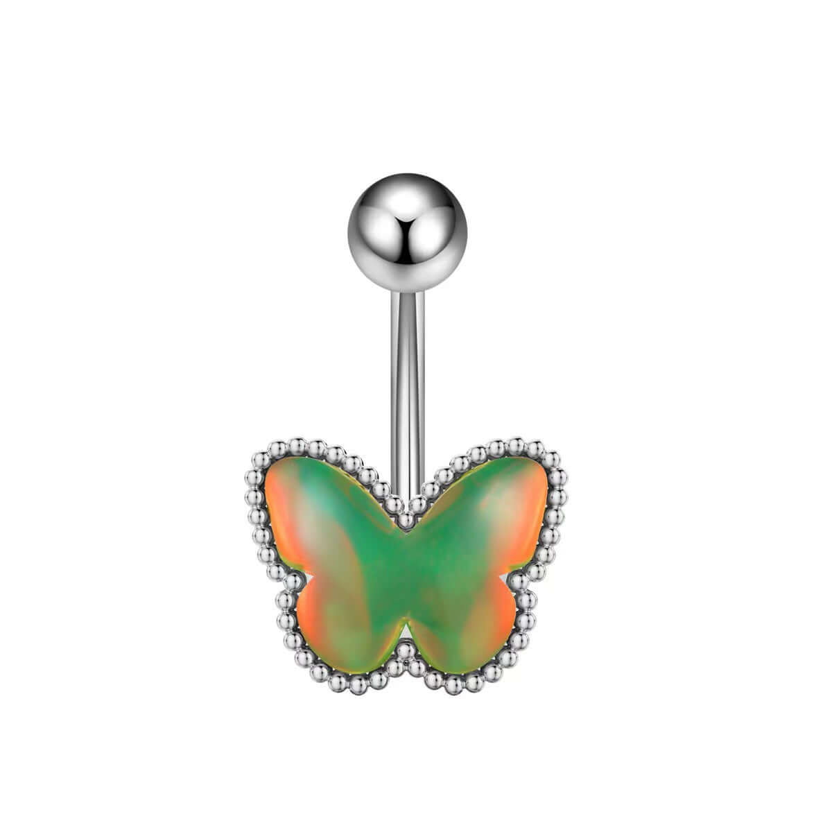 Glow in the Dark Belly Button Rings - Moon Star Design | Body Jewelry for Women | Perfect for Night Parties, Raves & Unique Fashion Looks