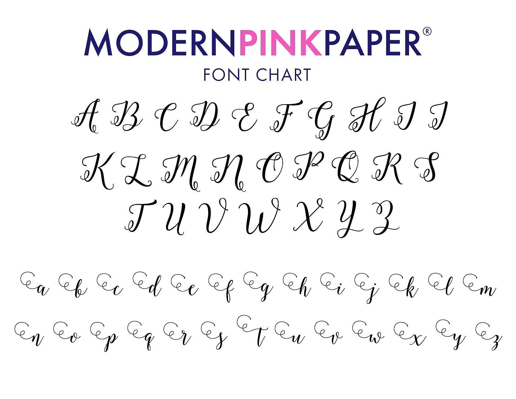 Custom Calligraphy Notepad Set for Women - Personalized 5.5