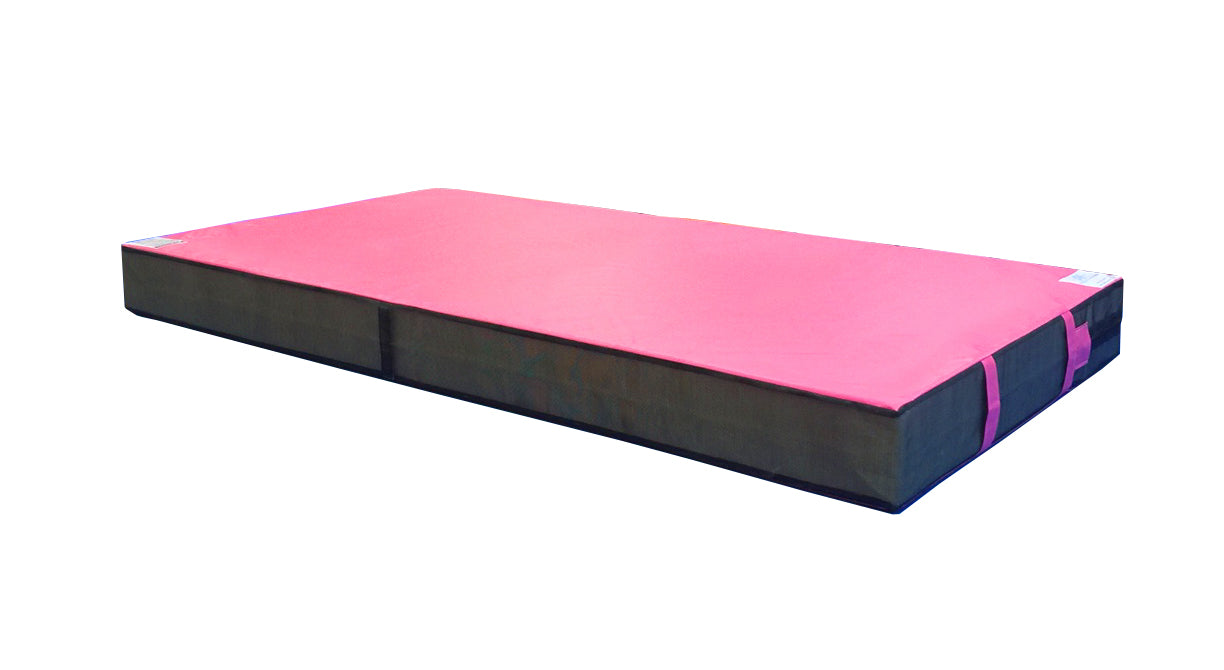 4' x 8' x 8 Heavy Duty Rubber Landing Mat for Gymnastics, Weightlifting & Home Gym - Non-Slip Floor Protection for Workouts & Exercise Equipment