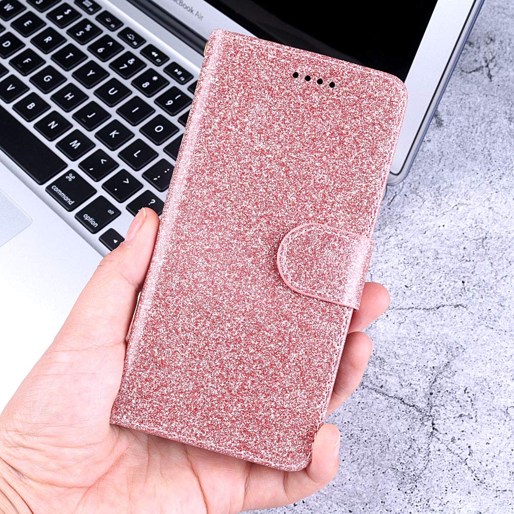 ASUWISH Wallet Case for LG Velvet 5G (2020) - Compatible with Verizon G5 UW & T-Mobile LM-G900UM | Includes Tempered Glass Screen Protector & Card Holder Slot with Kickstand (Pink) - Perfect for Everyday Use, Travel & Hands-Free Viewing