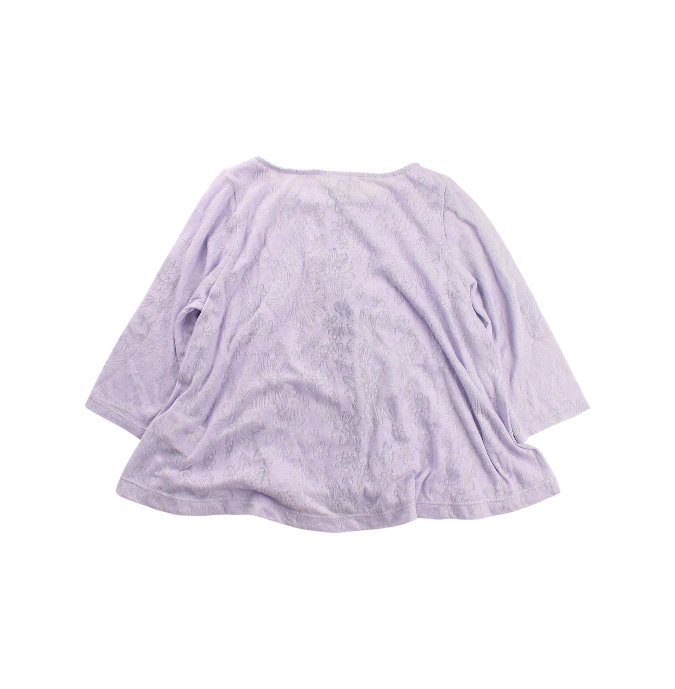 Anna Sui Floral Print Long Sleeve Dress for Girls 3T - Perfect for Birthday Parties, Holidays & Special Occasions
