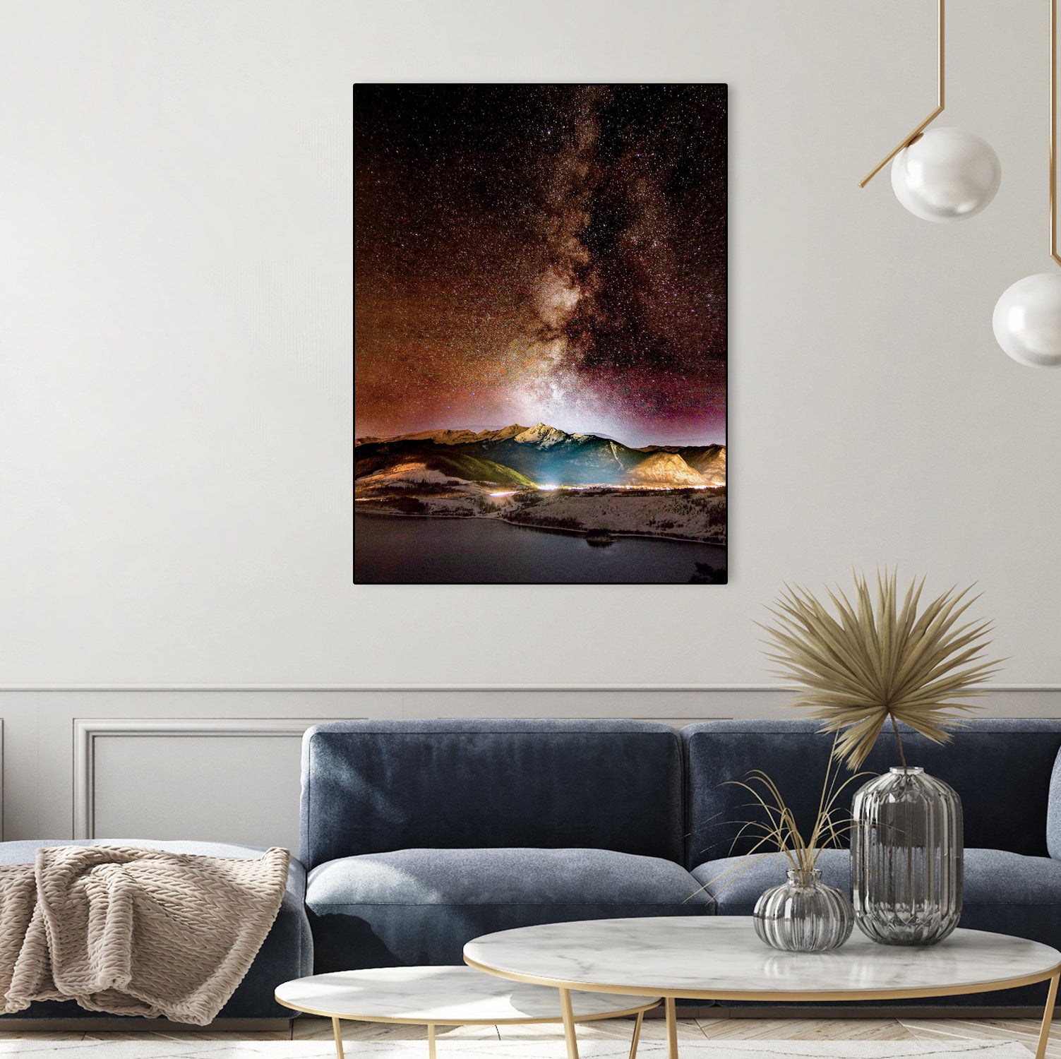 Stunning Milky Way Galaxy Photo - High Resolution Astrophotography Print for Home & Office Decor | Perfect Gift for Astronomy Lovers & Space Enthusiasts