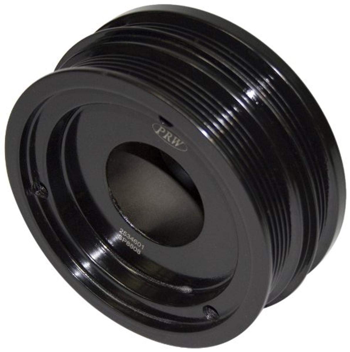 FluidGel Black UnderDrive Serpentine Pulley Damper for GM 5.7L LS1 Engine (1998-2002) - Improve Performance & Reduce Vibration for Racing & Street Use