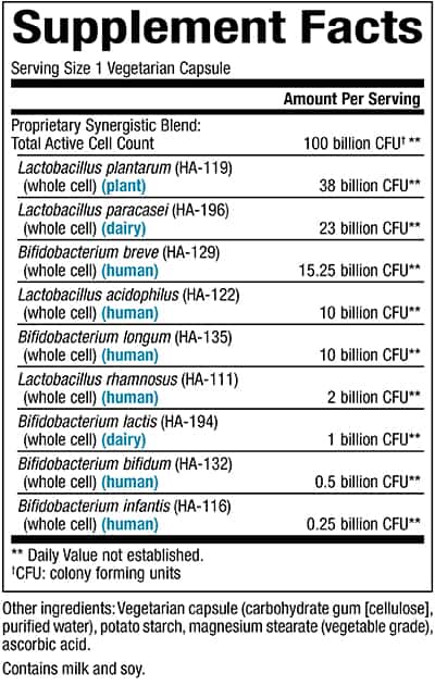 Ultimate Probiotic Critical Care - 100 Billion CFU Live Probiotic Cultures with 9 Strains for Digestive & Immune Support - Daily Gut Health Supplement for Adults & Seniors