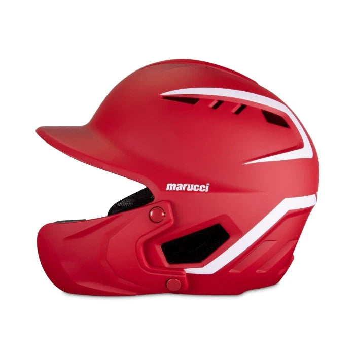 Marucci Duravent Two-Tone Baseball Batting Helmet for Youth & Adults - Junior & Senior Sizes (MBHDVJGT) | Lightweight & Durable for Baseball, Softball, and Training Practice