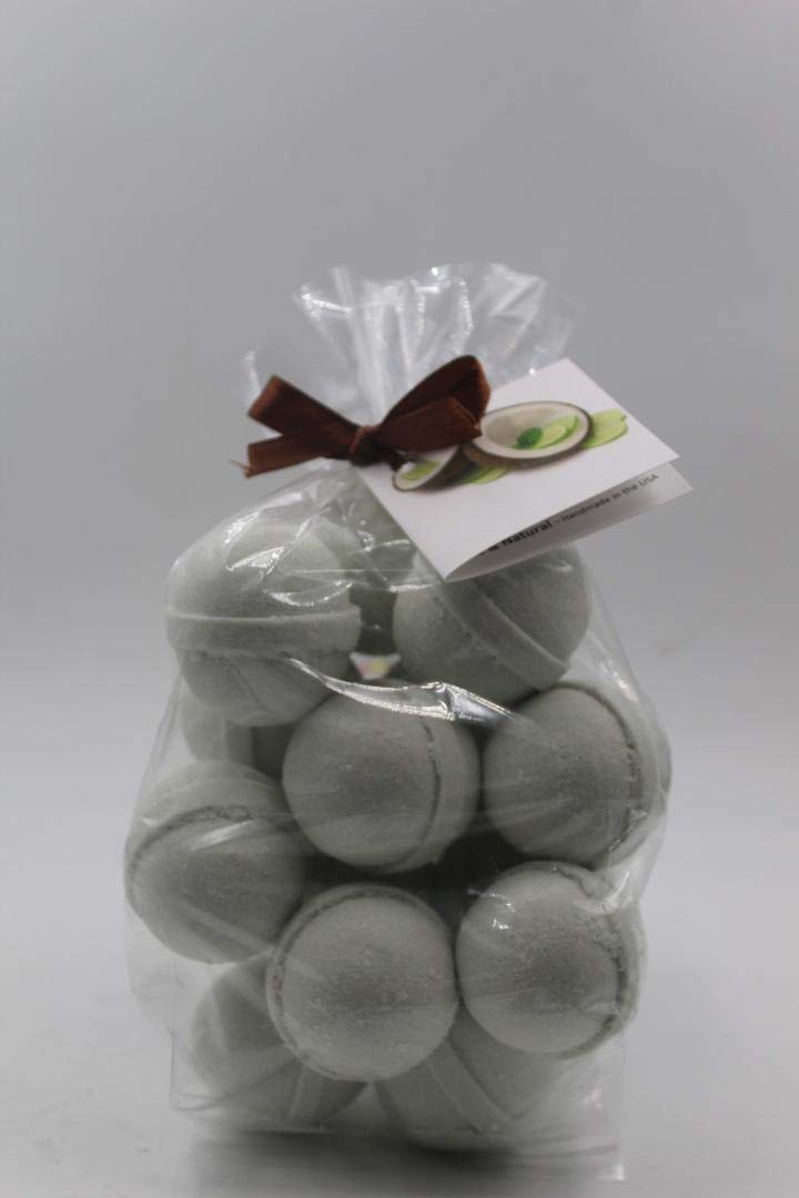 Rosemary Mint Bath Bombs - Made in USA with Shea Butter, Ultra Moisturizing for Dry Skin - 14 Count Pack | Relaxing Spa Night, Gift for Her, Self-Care Essential