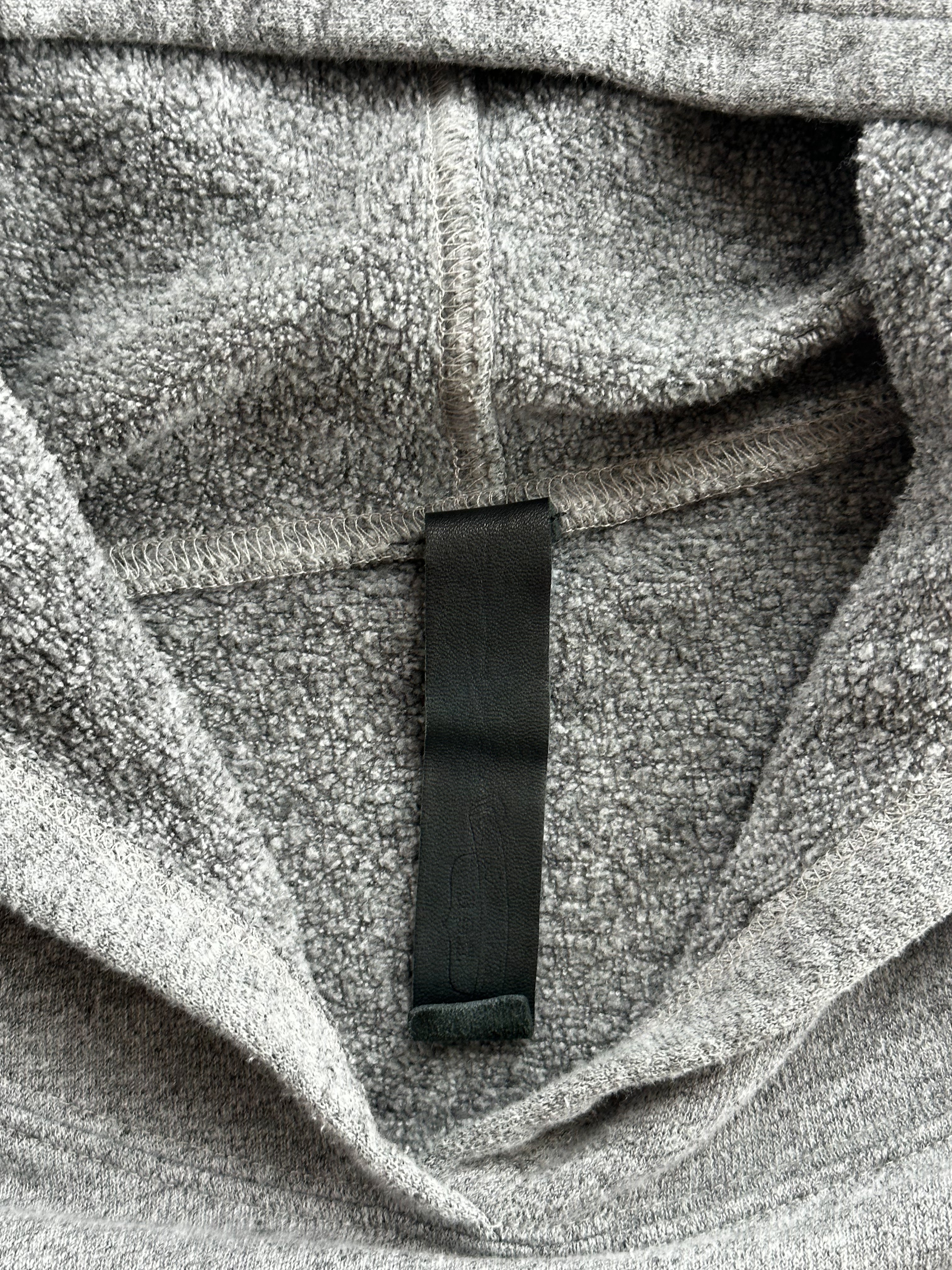 Chrome Hearts Grey & Black Cross Patch Hoodie for Men & Women - Gothic Streetwear Fashion for Casual Wear & Layering