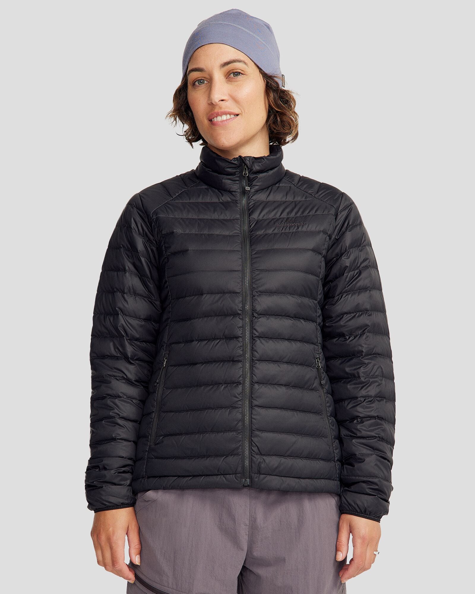Women's Heli Down Jacket 4.0 - Lightweight Warm Winter Coat, Waterproof & Windproof, Black Stingray Color - Perfect for Skiing, Hiking & Cold Weather Outdoor Activities