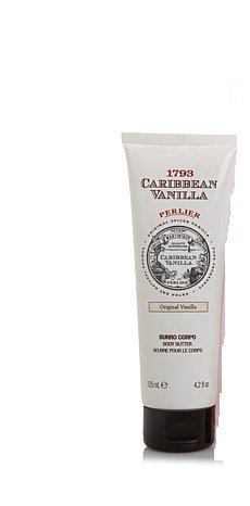 Perlier Caribbean Vanilla Body Butter 4.2 Fl Oz (125ml) - Ultra Moisturizing Cream for Dry Skin, Natural Hydration, Rich Nourishing Formula - Perfect for Daily Use, After Shower & Spa Treatments