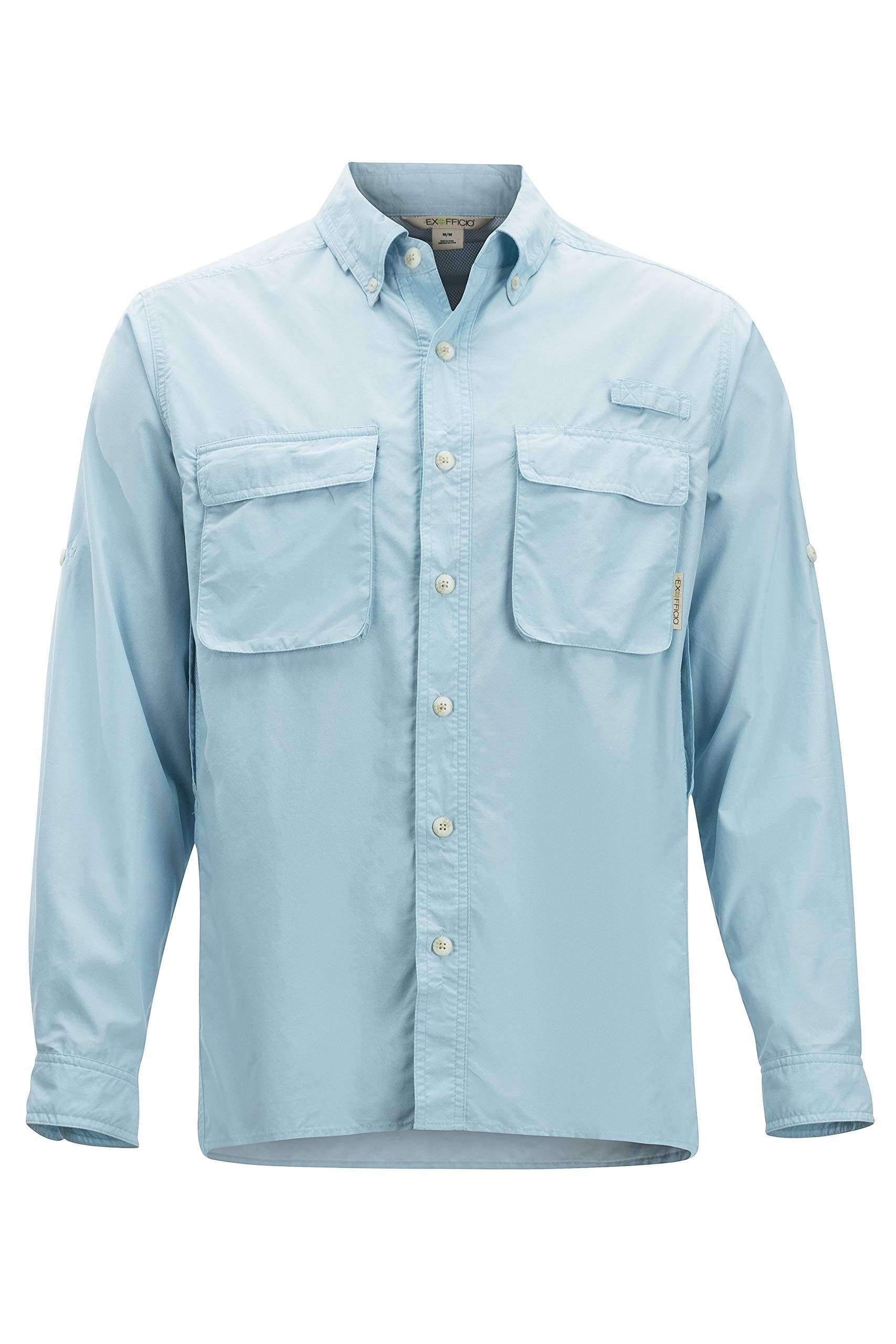 ExOfficio Men's Air Strip Long Sleeve Shirt - Lightweight, Quick-Dry Travel & Hiking Shirt for Outdoor Adventures & Casual Wear
