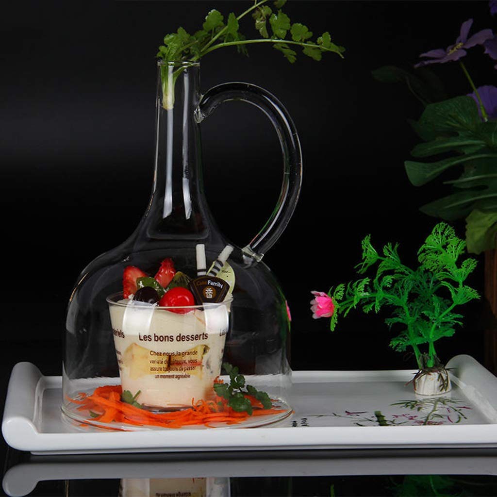 Premium Smoking Cloche & Dome Cover for Smoking Gun - Airtight Lid for Plates, Bowls & Cocktail Glasses - Perfect for Infusing Smoky Flavors into Food & Drinks at Home Bars, Restaurants or Outdoor BBQs