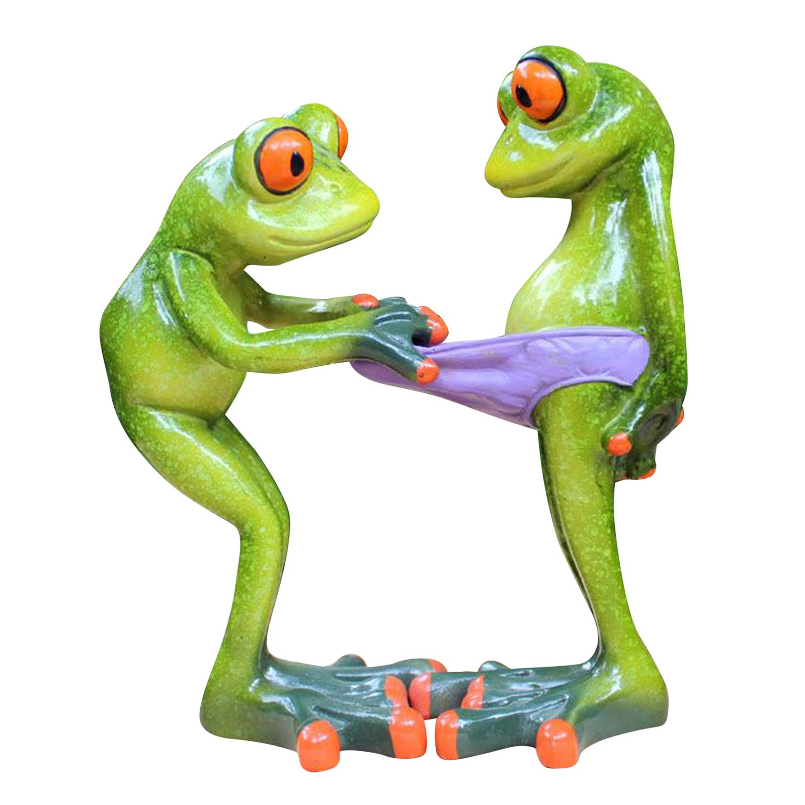 Gazechimp 3 Frogs Statue Figurines - Handcrafted Sculpture Artwork for Desk Decor, Home Office Ornament, Zen Garden Gift - Perfect for Feng Shui, Meditation Spaces & Gift Giving