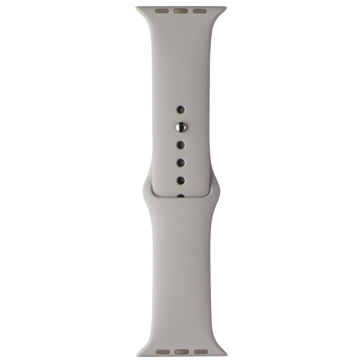 Apple Watch Sport Band 44mm - Compatible with 42mm/44mm/45mm Models - Stone/Silver Color - Full Set - Perfect for Running, Workouts & Everyday Wear