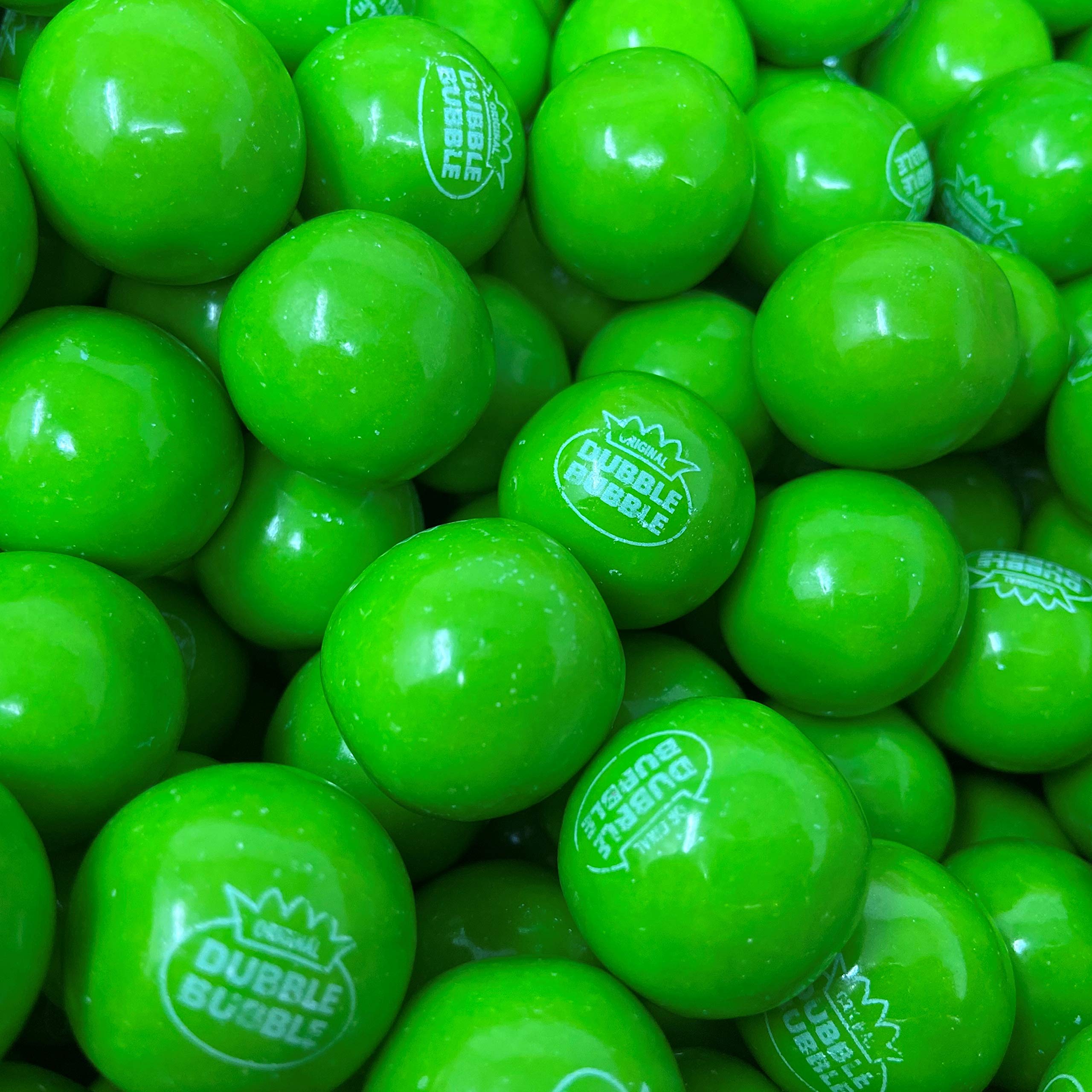 Green Apple Gumballs - 1 Pound Bulk Candy for Vending Machines, Party Favors & Retail Stores | Sweet & Tangy Chewing Gum Balls