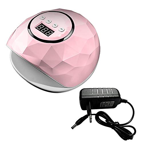 72W Professional UV LED Nail Lamp for Gel Polish Curing - Fast Drying Manicure & Pedicure Light for Salon & Home Use - Perfect for Gel Nails, Acrylics & Dip Powder Application