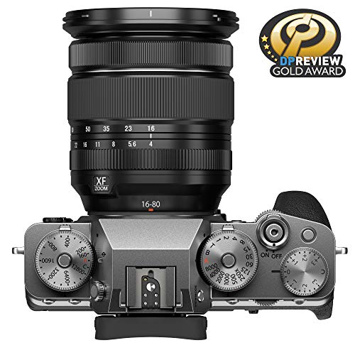FUJIFILM X-T4 Mirrorless Digital Camera with 26.1MP APS-C Sensor, 4K Video & Weather-Sealed Body - Perfect for Travel Photography, Vlogging & Professional Shooting
