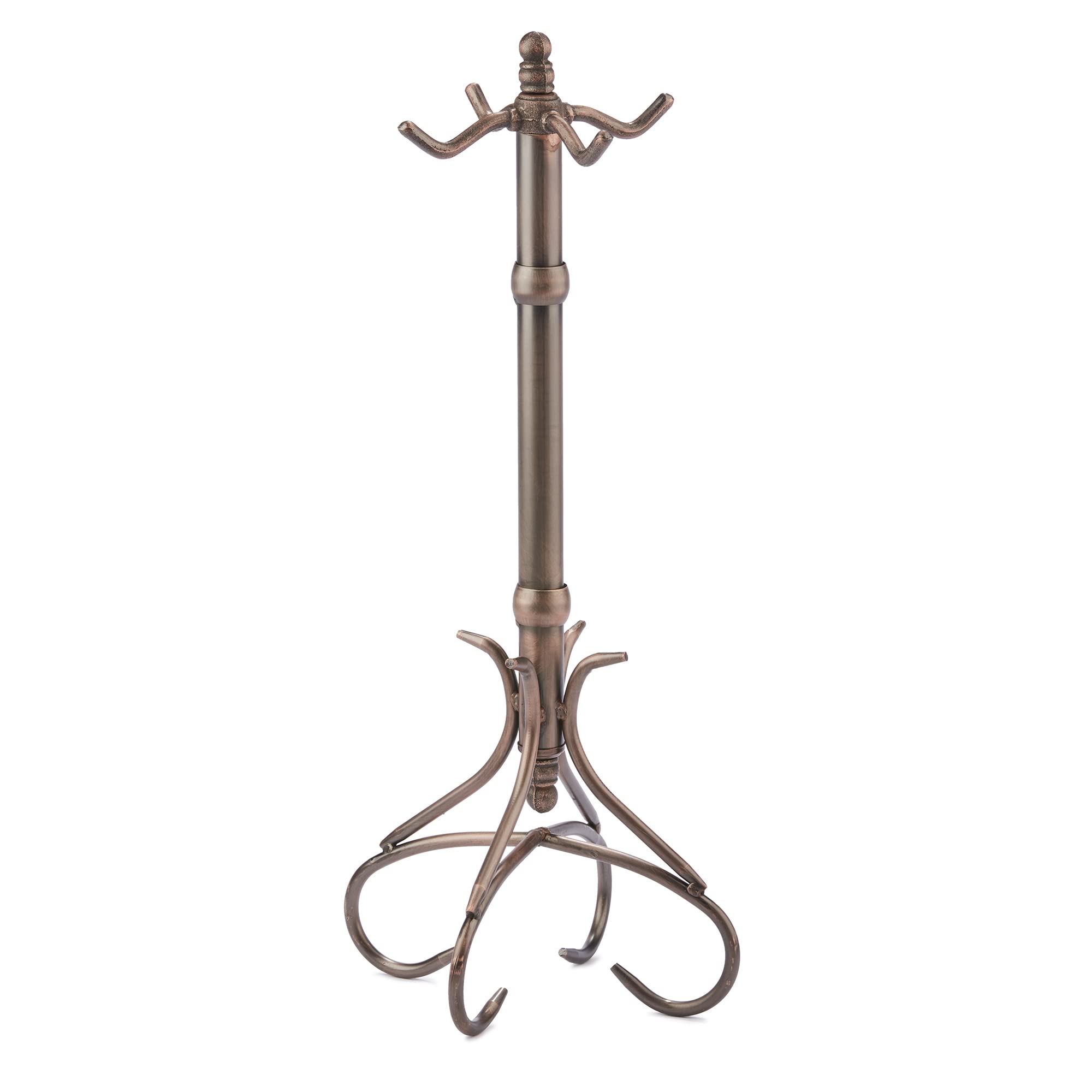 UniFlame F-1657 5-Piece Venetian Bronze Fireplace Tools Set with Heavy Crook Handles - Perfect for Indoor Fireplace, Hearth, and Home Decor
