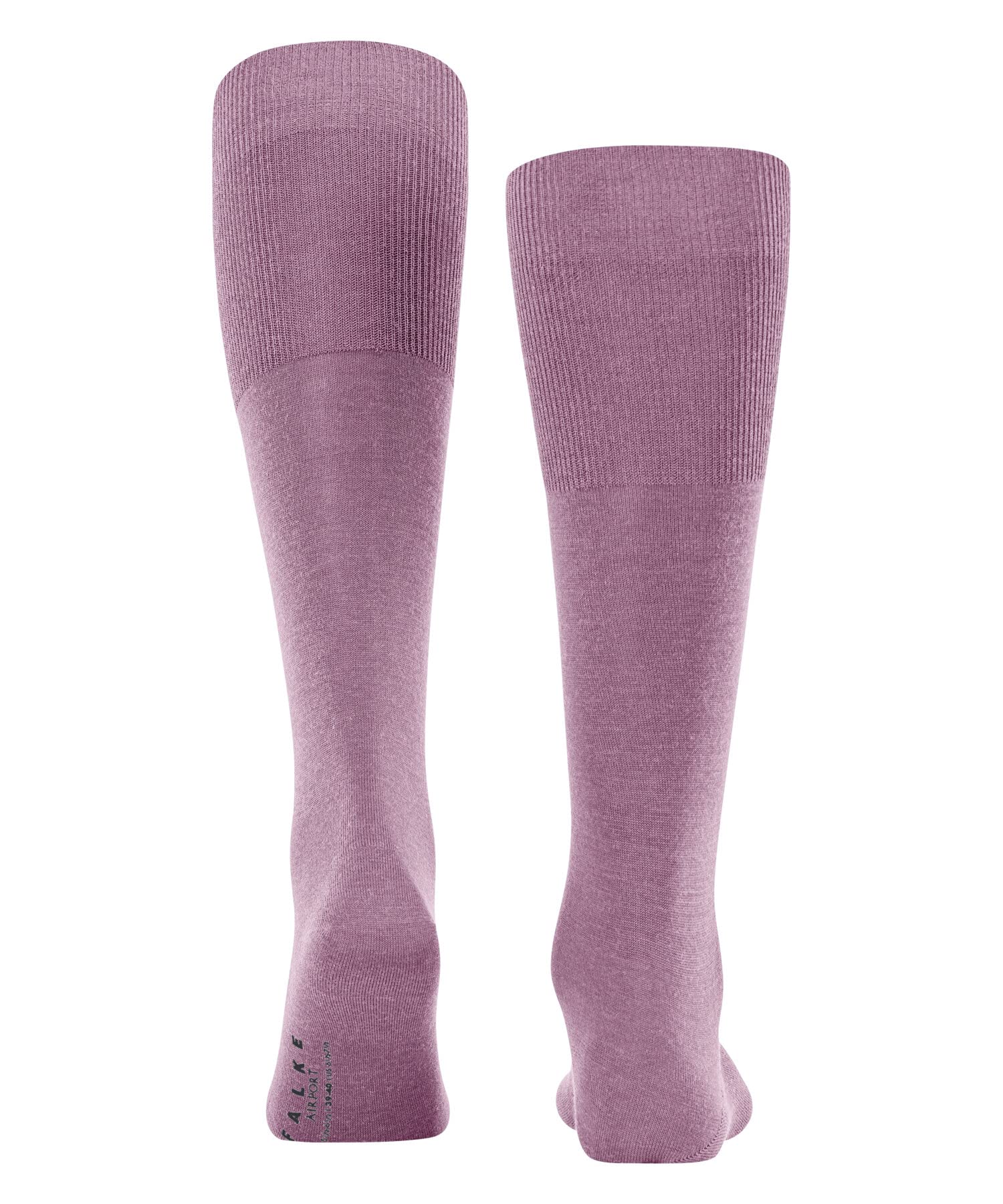 FALKE Men's Knee-High Dress Socks - Breathable Merino Wool & Cotton Blend for Business Travel & Office Wear - Comfortable Formal Socks for Work, Airplane Flights & Leisure Activities (1 Pair)