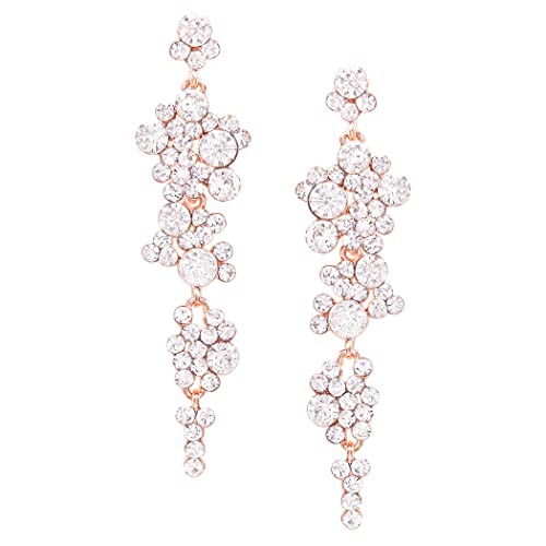 Clear Rose Gold Tone