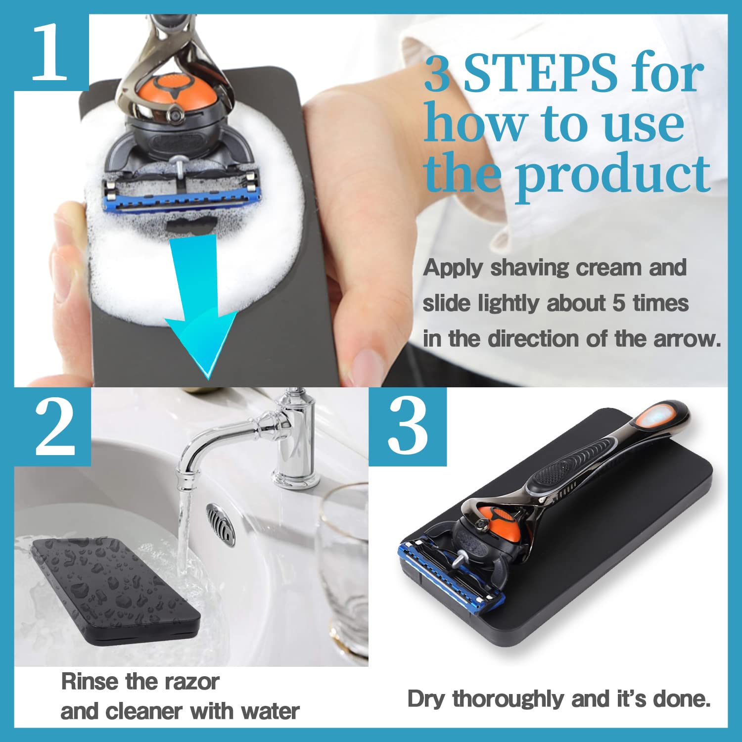 Premium Razor Blade Sharpener & Cleaner - Extend Blade Life, Save Money | Perfect for Home, Travel & Barbershops