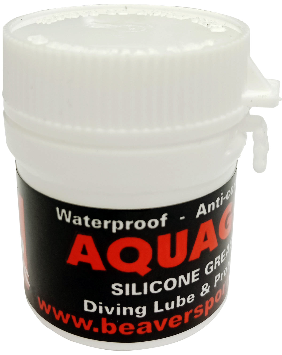 Beaver 15 Gram Mini Tub of Aquagel Silicone Grease - Waterproof Lubricant for Scuba Gear, Plumbing & DIY Projects
