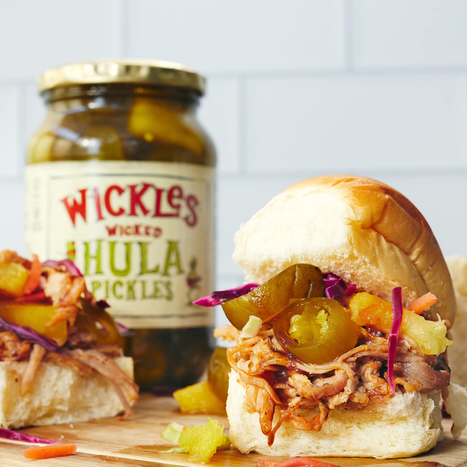 Wickles Pickles Spicy Pickle Variety Pack (3 Pack) - Wicked Pickle Chips, Wicked Hula Pickles & Spicy Red Sandwich Spread - Sweet & Spicy Flavor - Perfect for Burgers, Sandwiches, Charcuterie Boards & Snacking (16 oz Each)