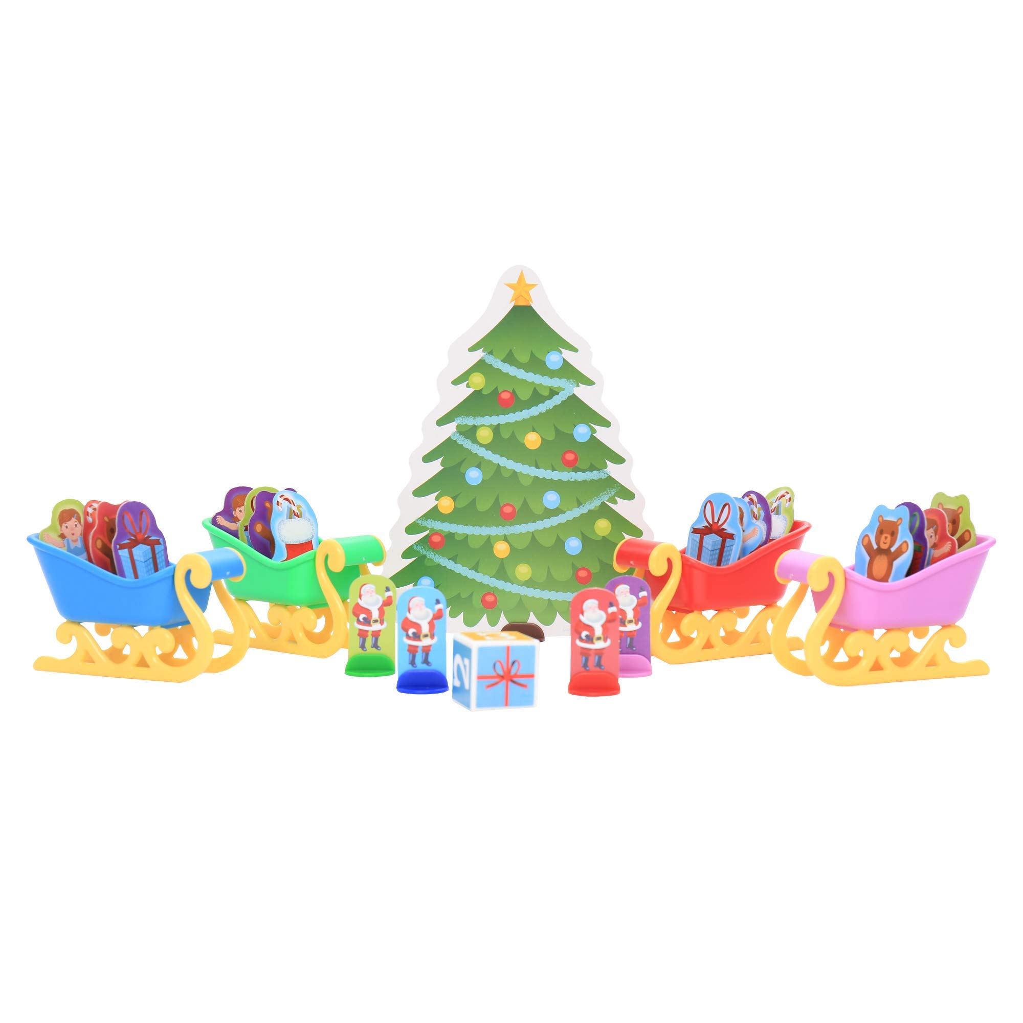 Zobmondo!! The Santa Claus Game - Award-Winning Christmas Board Game for Kids Ages 3+ | Fun Family Holiday Party Game for Boys & Girls | Educational & Entertaining Gift for Christmas Gatherings