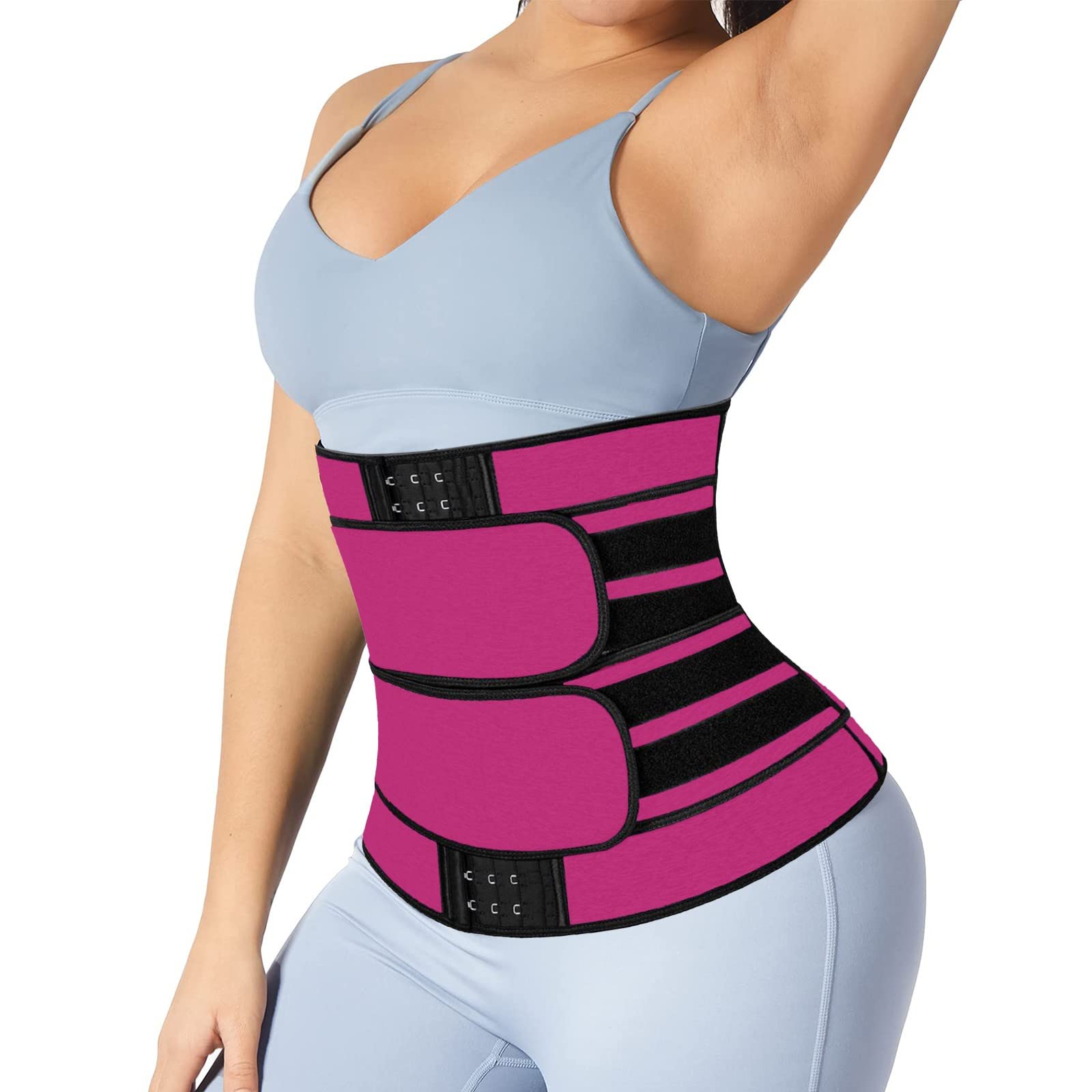 Hafidenty Women's Waist Trainer Belt - Slimming Shapewear for Yoga, Workout & Sports with Sweat Gel Technology | Perfect for Tummy Control, Postpartum Recovery & Body Shaping