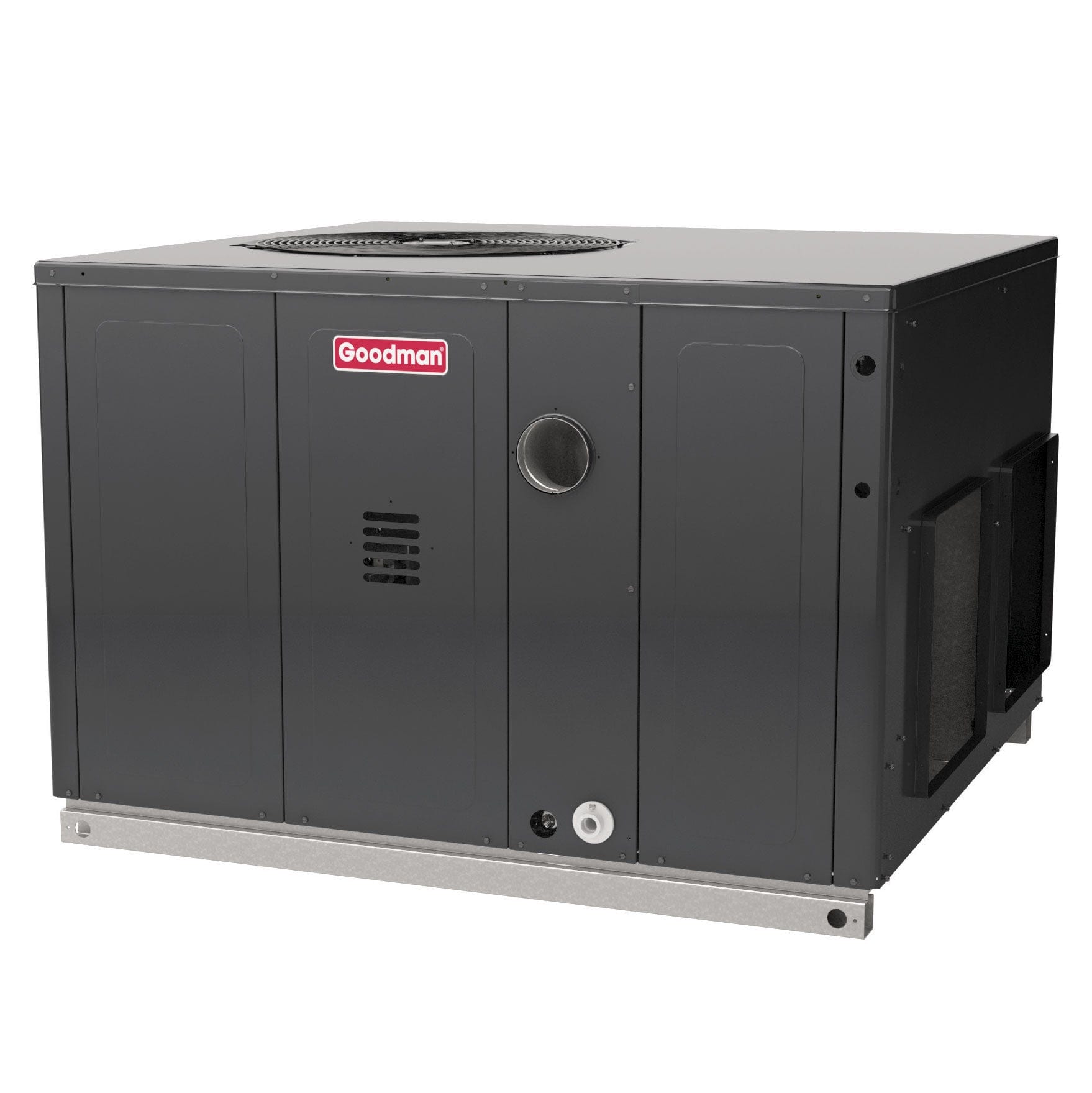 Goodman 3 Ton Packaged Furnace Heat Pump Air Conditioner - 13.4 SEER2, 80k BTU, 81% AFUE, Multi-Position HVAC System for Home & Commercial Use | Perfect for Year-Round Heating and Cooling in Residential & Office Spaces