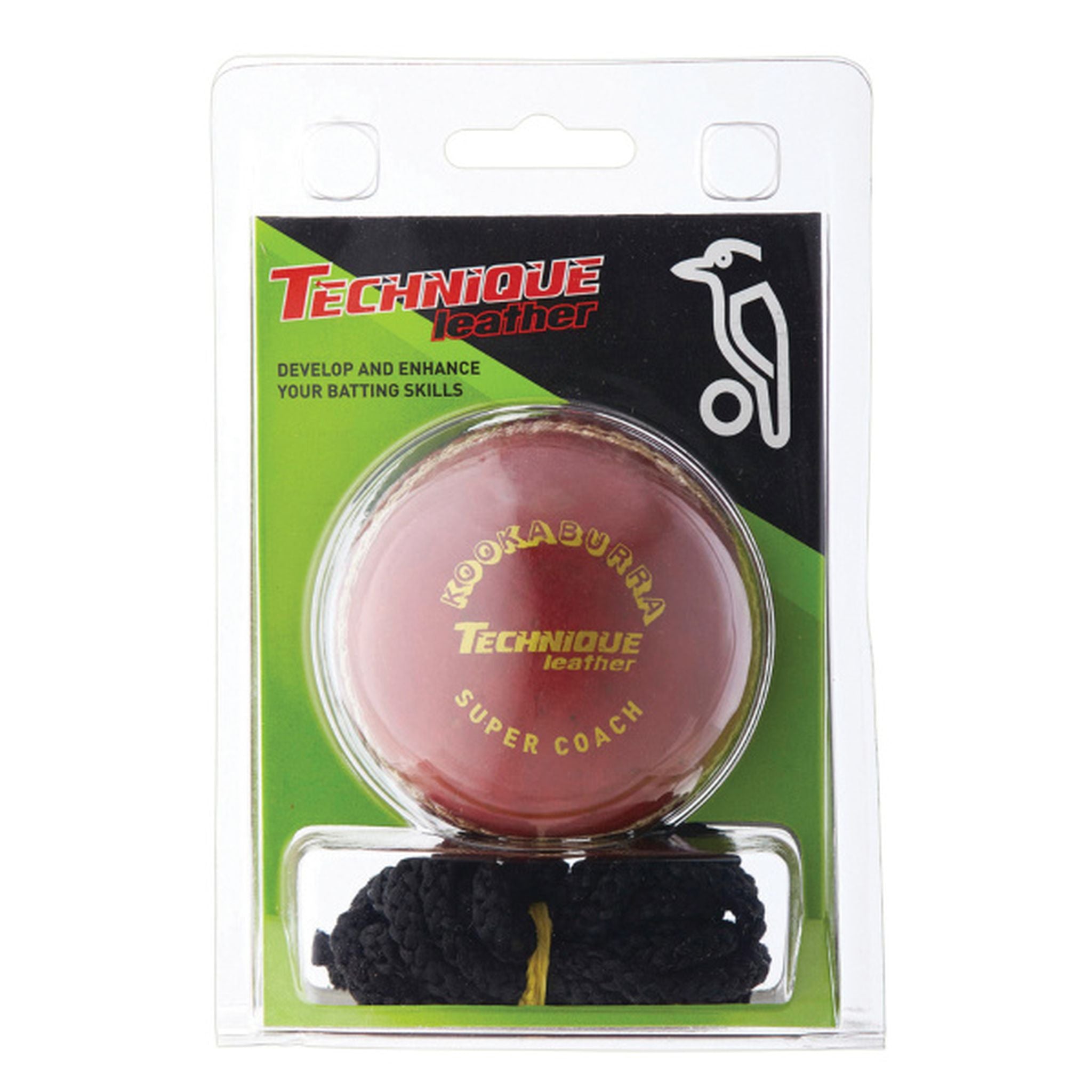 Kookaburra Super Coach Leather Cricket Ball - Premium Training & Match Ball for Cricket Practice & Games