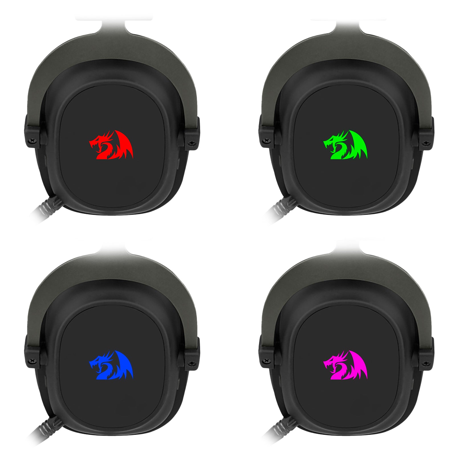 Redragon Zeus H510 PRO Wireless Gaming Headset with Mic - Noise Cancelling, RGB Lighting for PC, PS5, Xbox - Perfect for Esports & Online Gaming