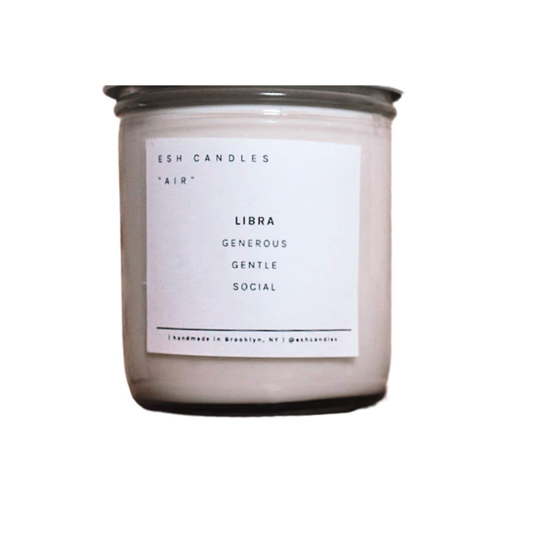 Libra Zodiac Candles - Astrology Soy Wax Candles for Balance & Harmony - Perfect for Meditation, Relaxation & Home Decor