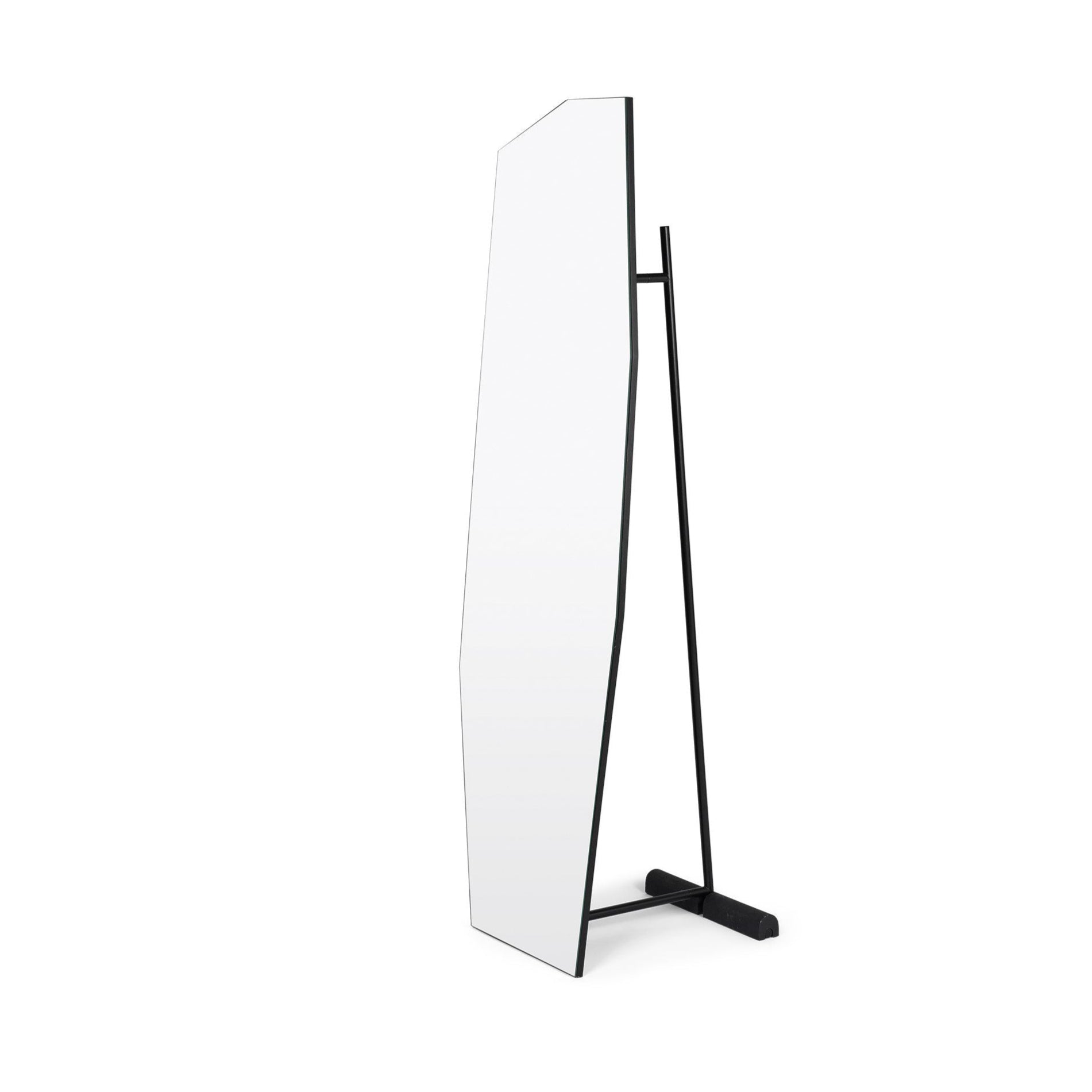 FERM LIVING Shard Free Standing Mirror - Full Length Floor Mirror for Bedroom, Living Room & Entryway - Modern Home Decor & Stylish Vanity Mirror