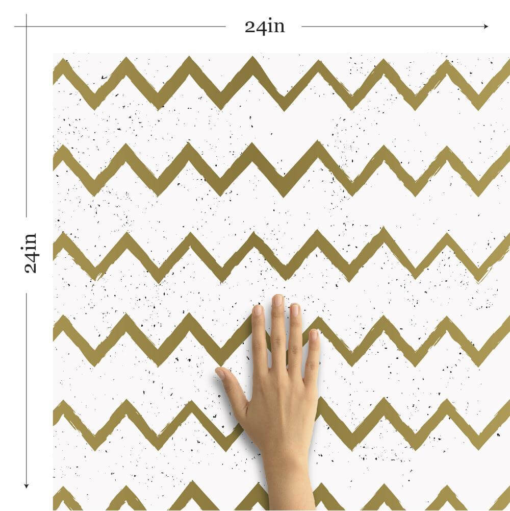 Yellow Stripes Peel and Stick Removable Wallpaper for Teens - Self-Adhesive Decorative Wall Covering - Perfect for Bedroom, Dorm Room, and Nursery Decor