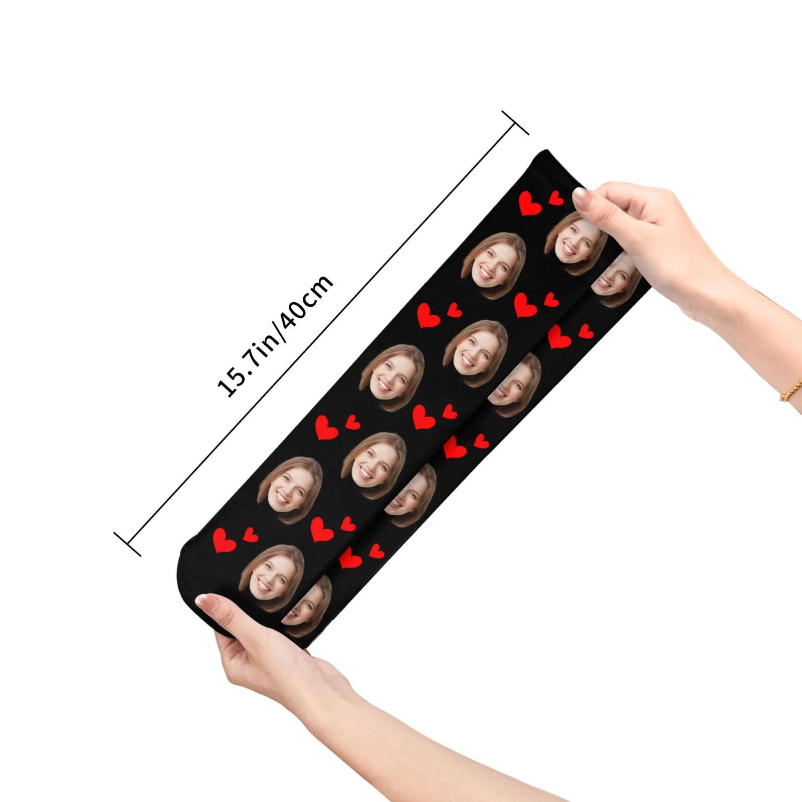 Custom Photo Face Boxer Briefs & Socks Set for Men - Personalized Underwear Gift for Husband, Boyfriend - Valentine's Day, Anniversary & Birthday Present - Comfortable Cotton Underwear Set for Everyday Wear