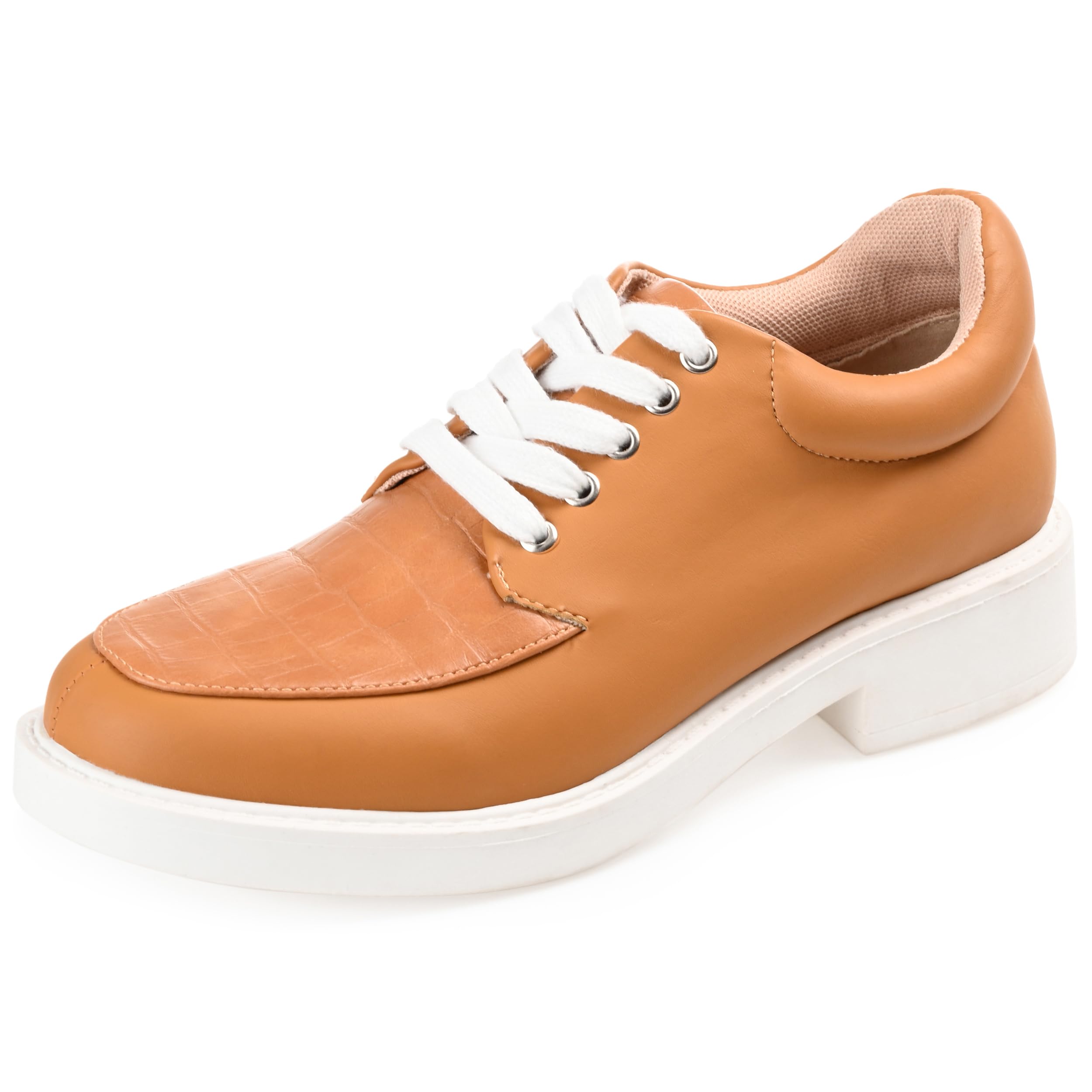 Journee Collection Women's Comfortable Ballet Flats - Lightweight Slip-On Shoes for Work, Travel & Everyday Wear