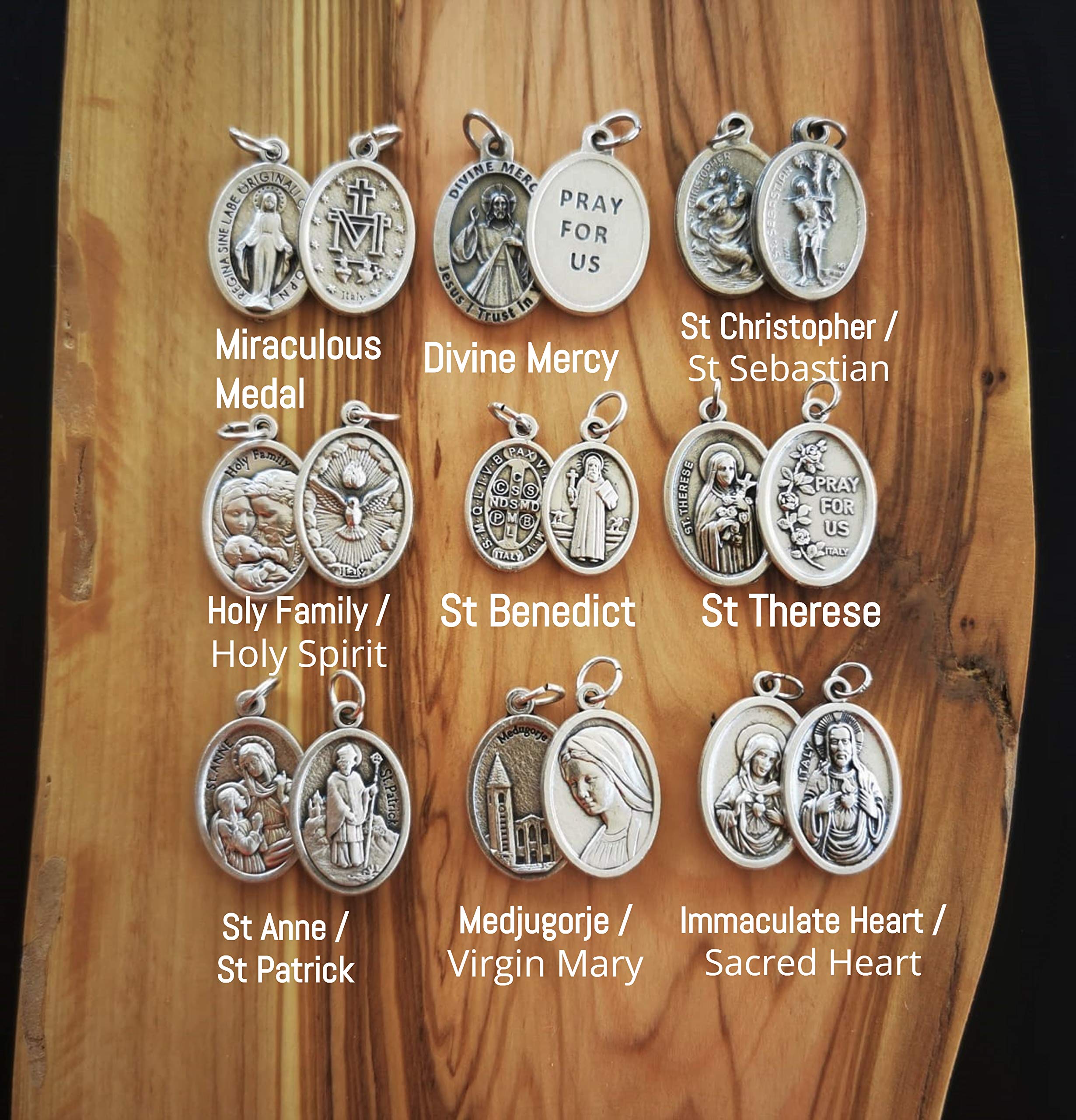Catholic Saint Medals - Car Hanging Charms for Travel Protection