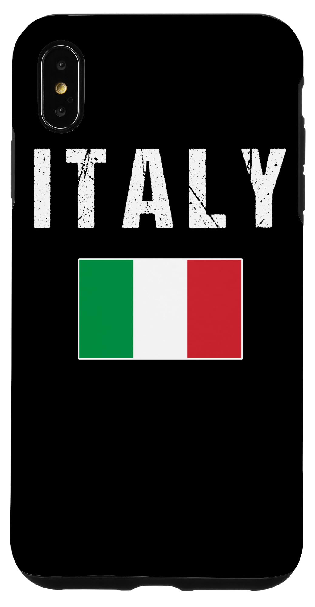 iPhone XS Max Phone Case - Premium Italian Flag Design, Durable Protection for iPhone XS Max - Perfect Italy Gift & Travel Accessory for Italian Americans