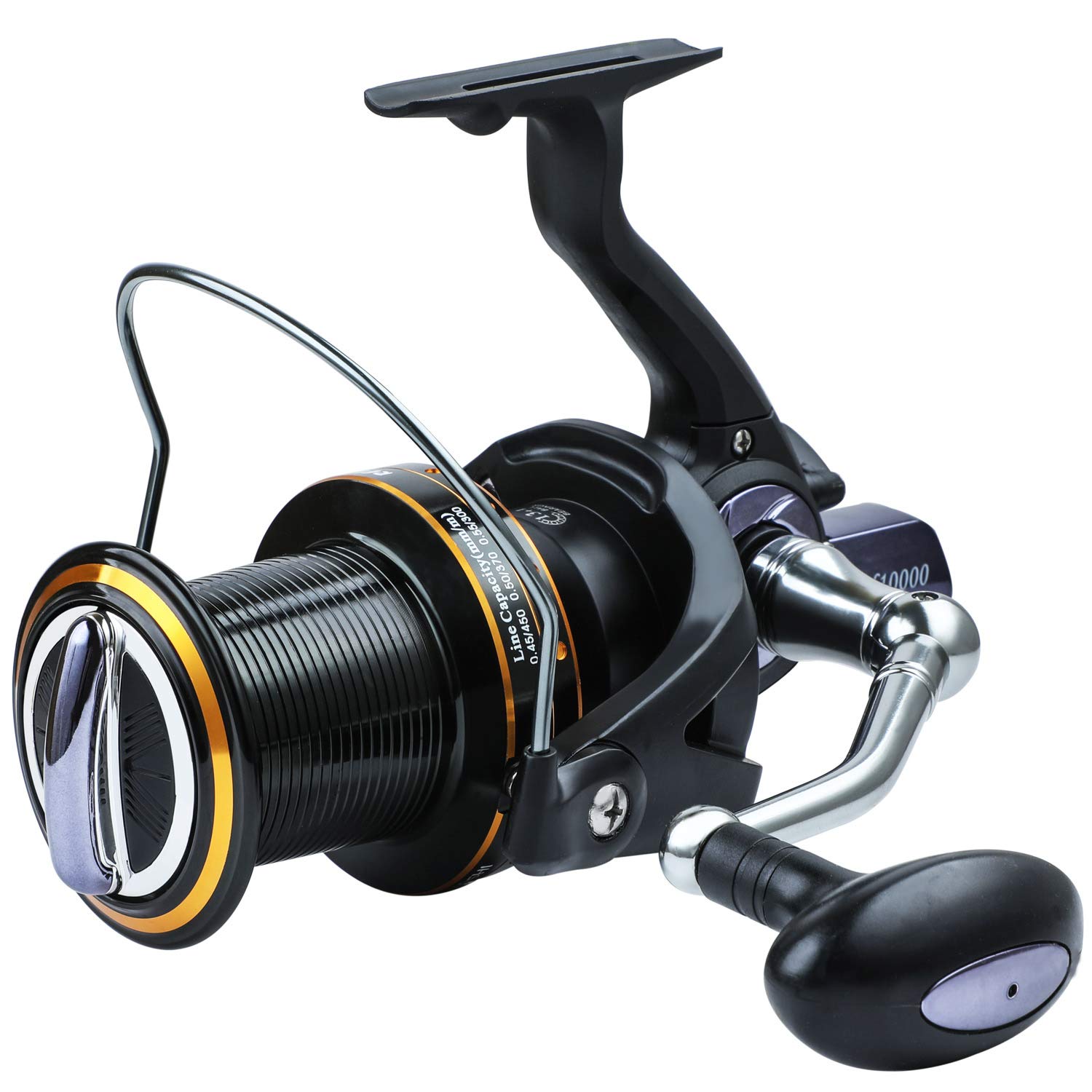 YONGZHI 9000/10000/11000 Series Surf Fishing Reel - 13+1 Stainless Steel BB Ultra Smooth Spinning Reel for Saltwater & Freshwater Fishing | Perfect for Beach, Pier, and Boat Fishing Adventures