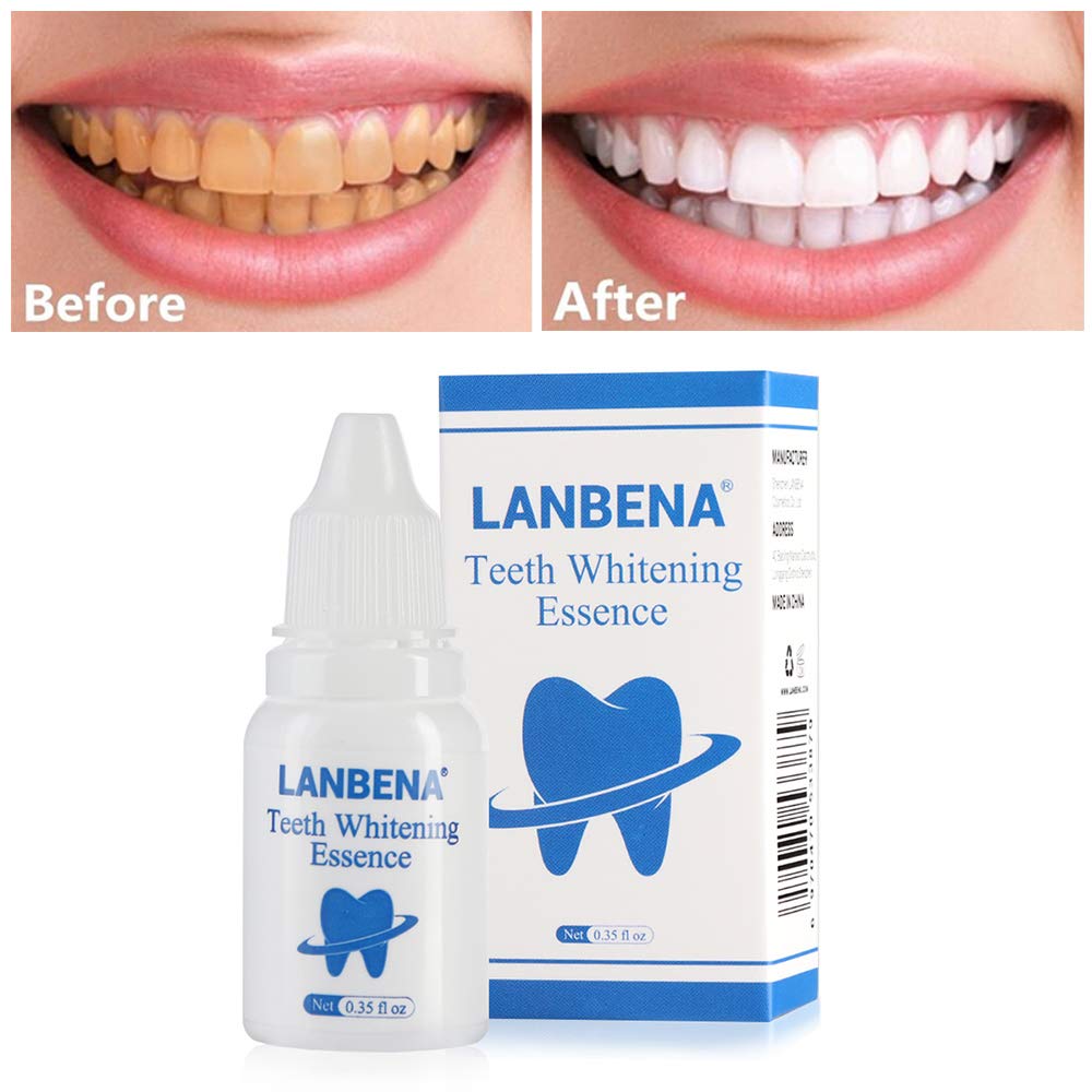 WuLian 10ml Teeth Whitening Essence - Advanced Oral Hygiene Serum for Plaque & Stain Removal, Teeth Bleaching Treatment - Perfect for Daily Dental Care & Brightening Smile at Home or Travel