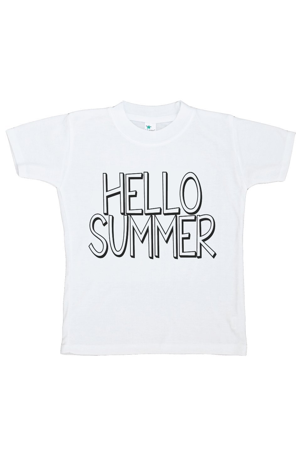 Custom Baby's Hello Summer T-Shirt for Boys & Girls - Cute Cotton Kids Tee for Beach, Pool & Summer Parties