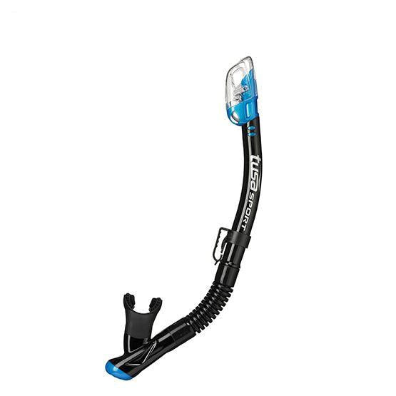TUSA Sport Dry Snorkel - Top Snorkeling Gear for Adults & Kids - Comfortable Anti-Water Design for Swimming, Diving & Ocean Adventures