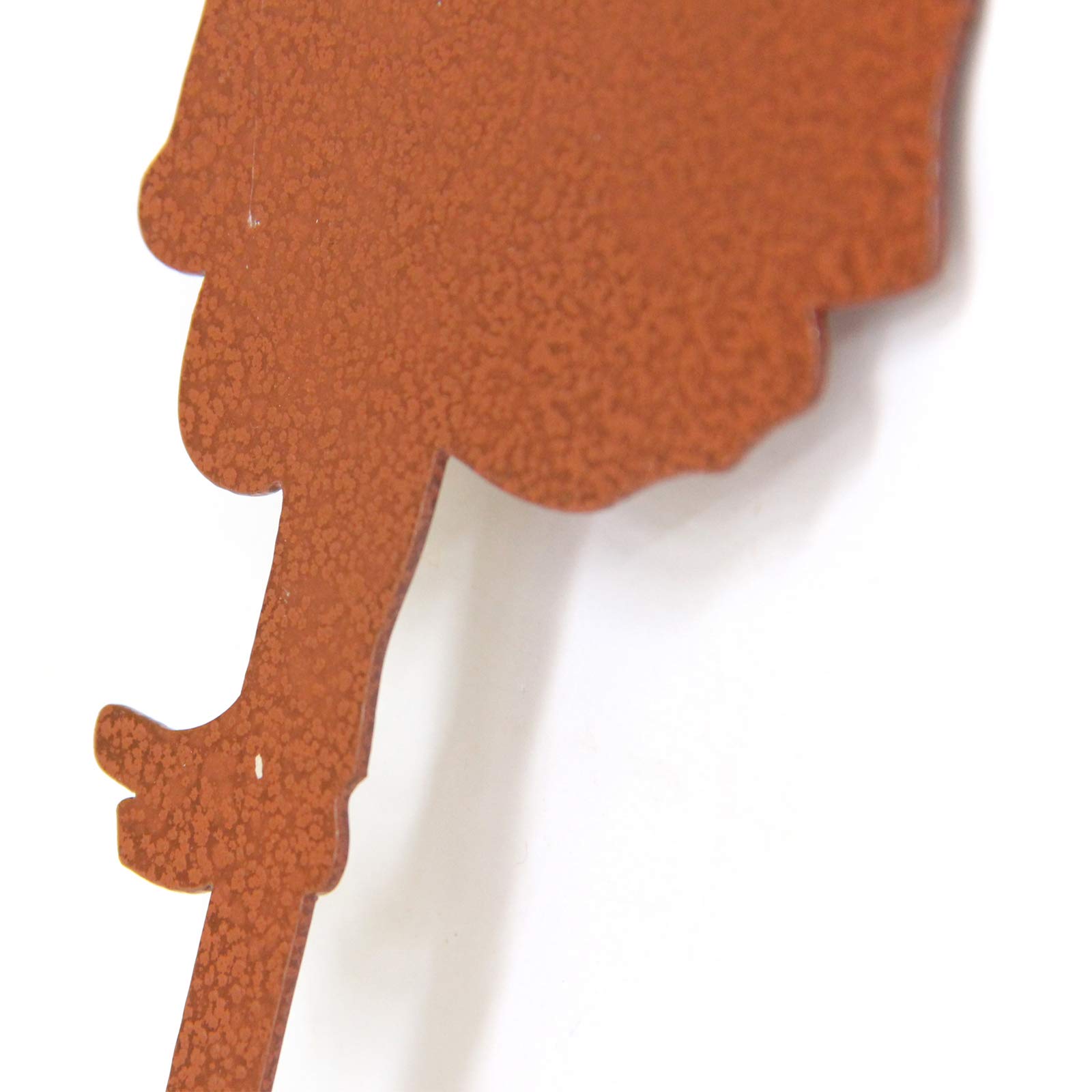 Powder Coated Garden Stakes - Decorative Hair Girl Statue for Outdoor Yard & Garden Decor - Perfect for Flower Beds, Patios, and Lawn Ornaments